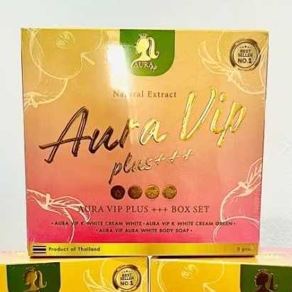 Aura VIP Box Set หัวเชื้อ ออร่าไวท์วีไอพี  แพ็คเกจใหม่