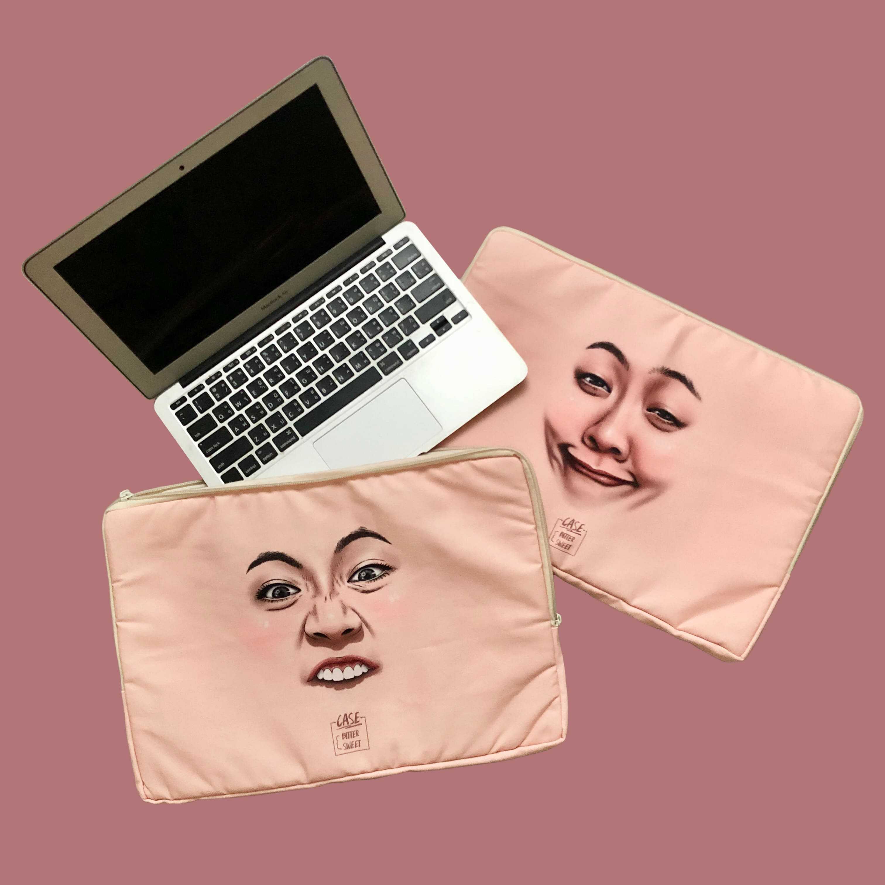soft case 15 inch :: Funny face