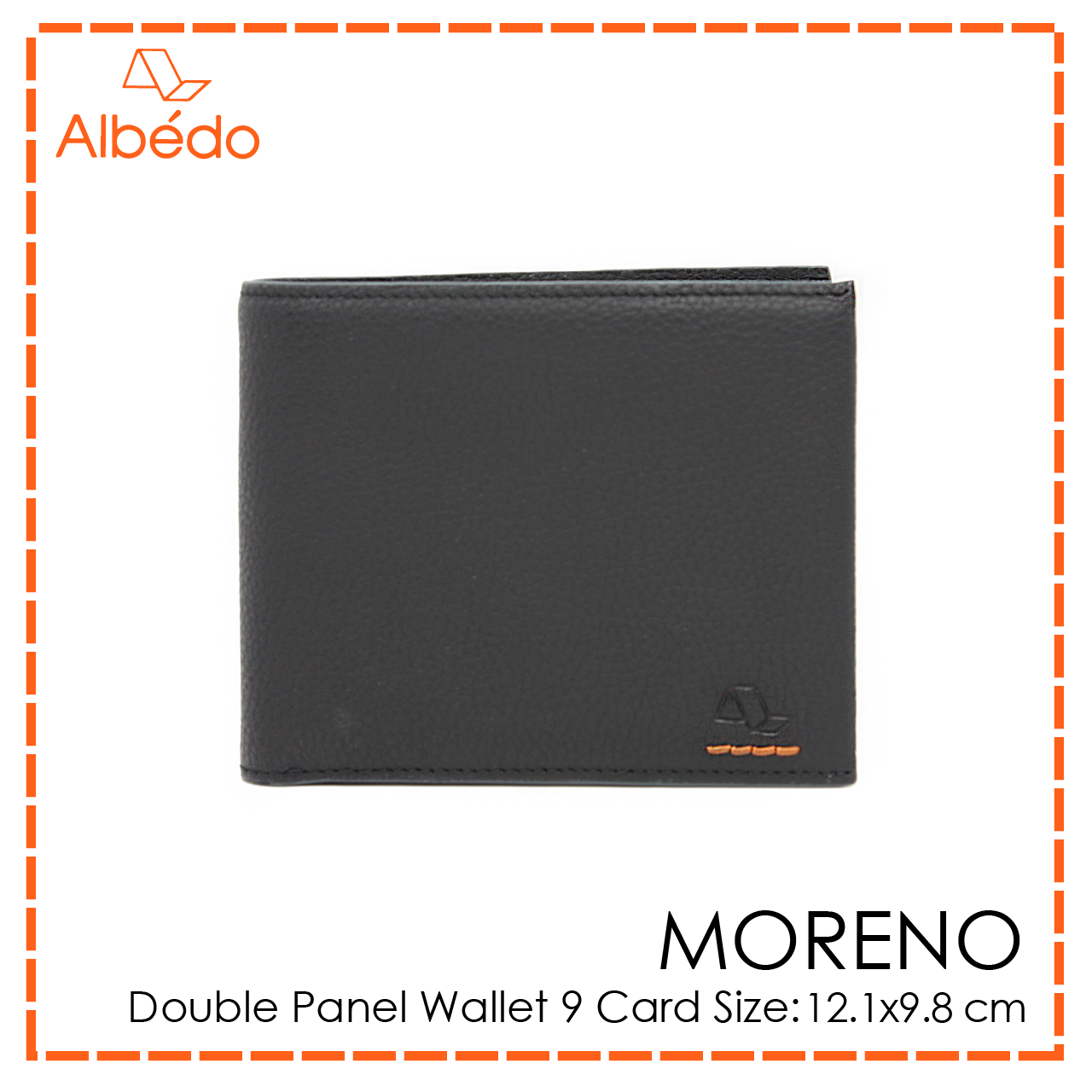 MORENO DOUBLE PANEL WALLET 9 CARD-MN00899