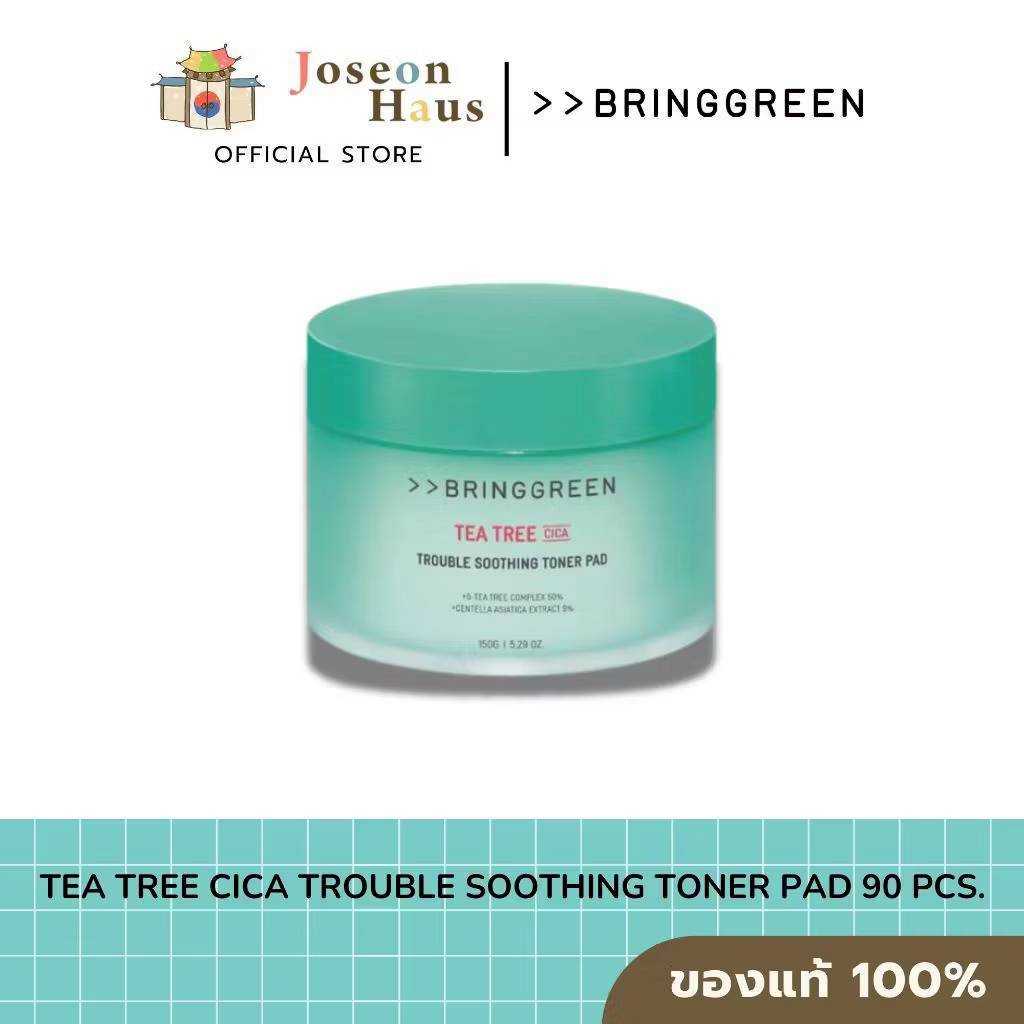 BRINGGREEN Tea Tree Cica Trouble Soothing Toner Pad 90 pcs.