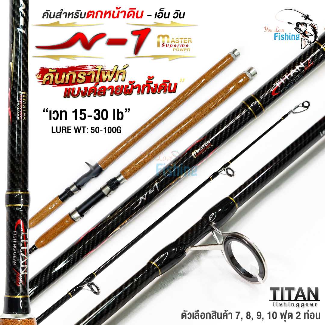 คันหน้าดินเข้าใหม่จากแบรนด์ TITAN  รุ่น N-1 MASTER คันสวย แอคชันดี เซนต์เยี่ยม ราคาไม่แพง