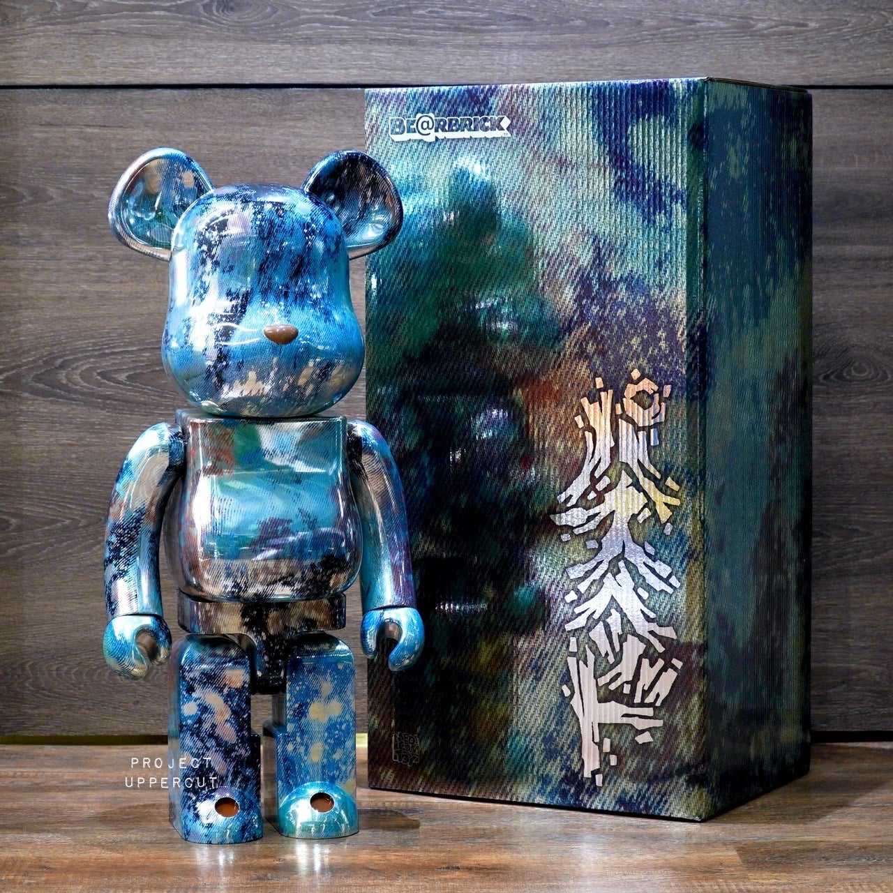 BE@RBRICK 1000% PUSHEAD # 5 (Silver) [New]