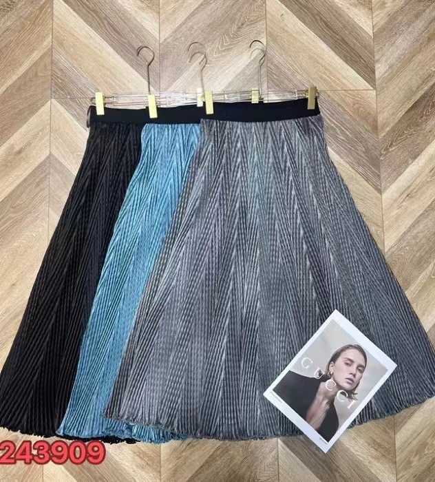 Peatbynisa A427 กระโปรงอัดพลีท ฟรีไซส์ เนื้อผ้าPolyester100%