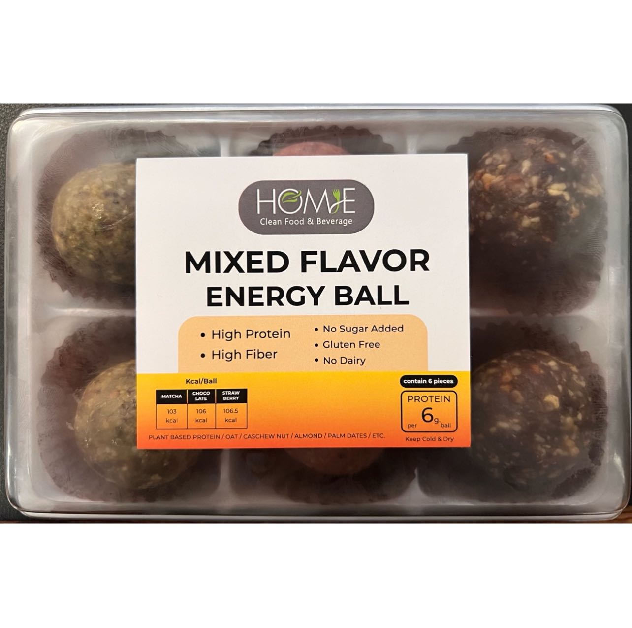 Mixed Flavor Energy Ball