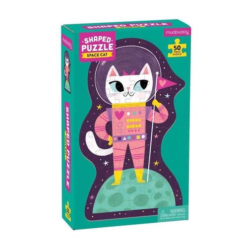 SPACE CAT 50 PIECE SHAPED CHARACTER PUZZLE