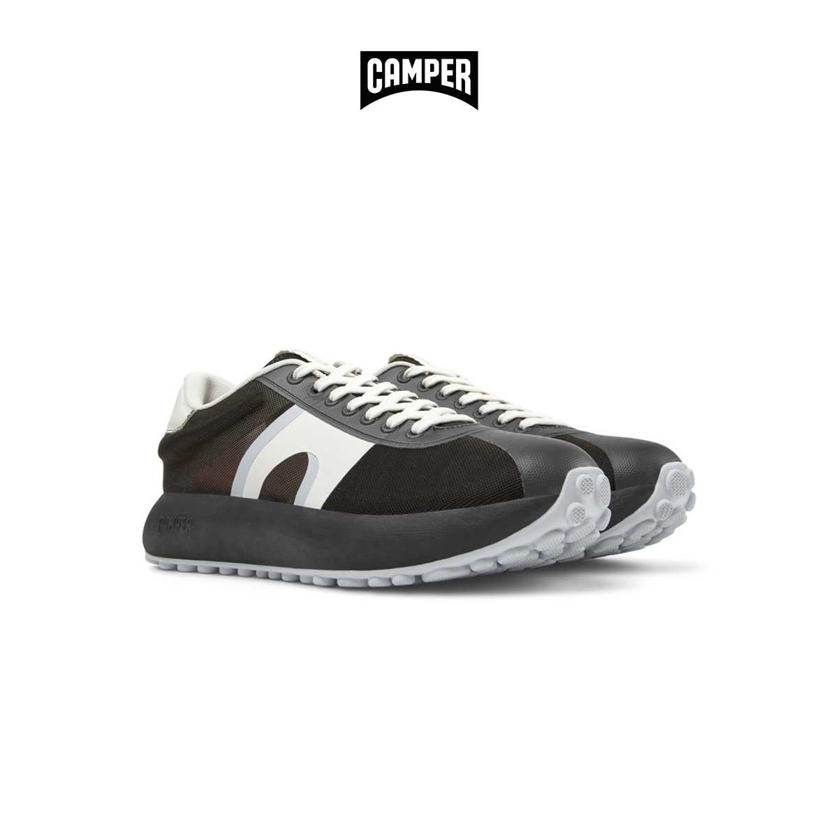 CAMPER รองเท้าผ้าใบ ผู้ชาย รุ่น Pelotas Athens สีเทา ( SNK -  K100944-003 )