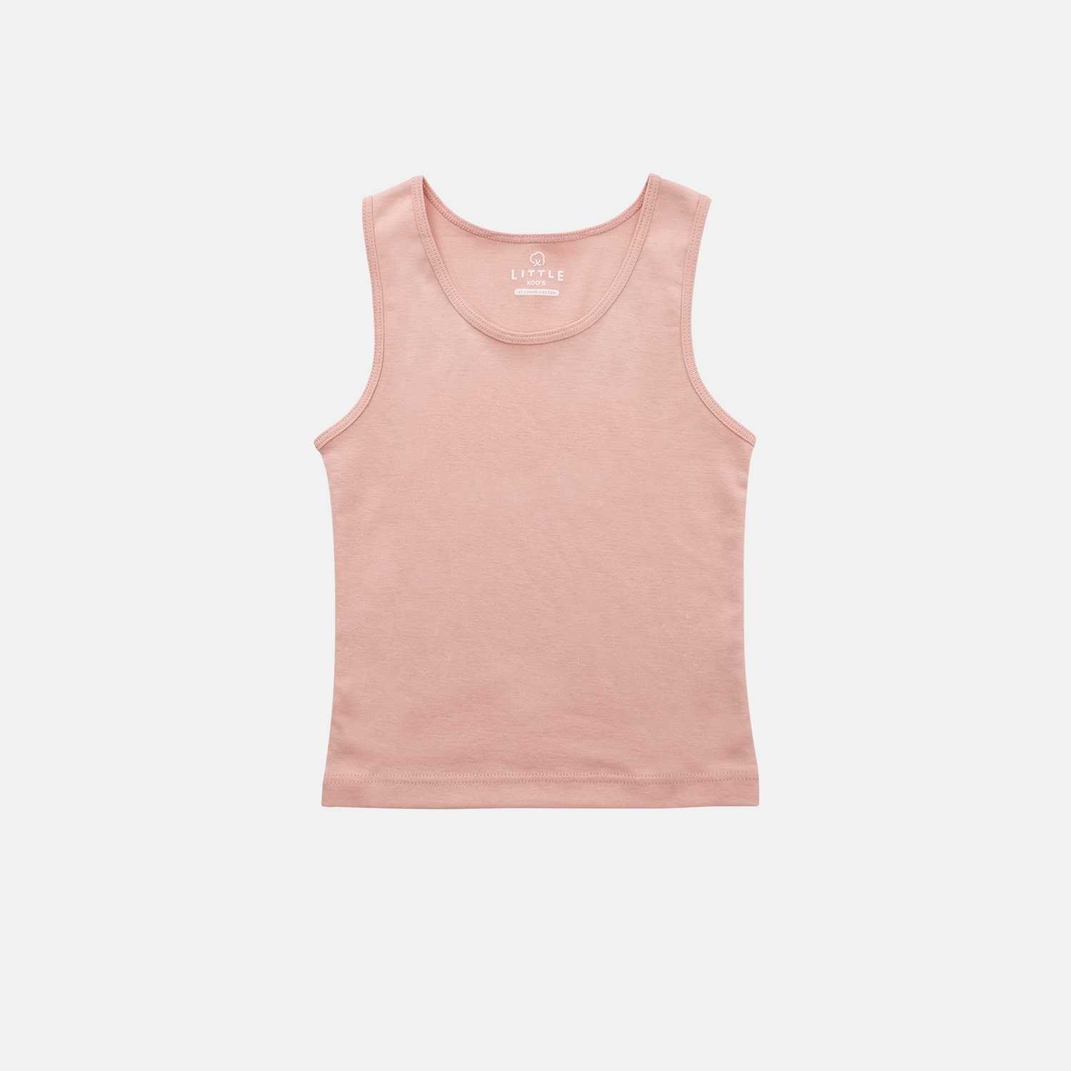 เสื้อกล้ามเด็ก Rib Tank - Light Orange