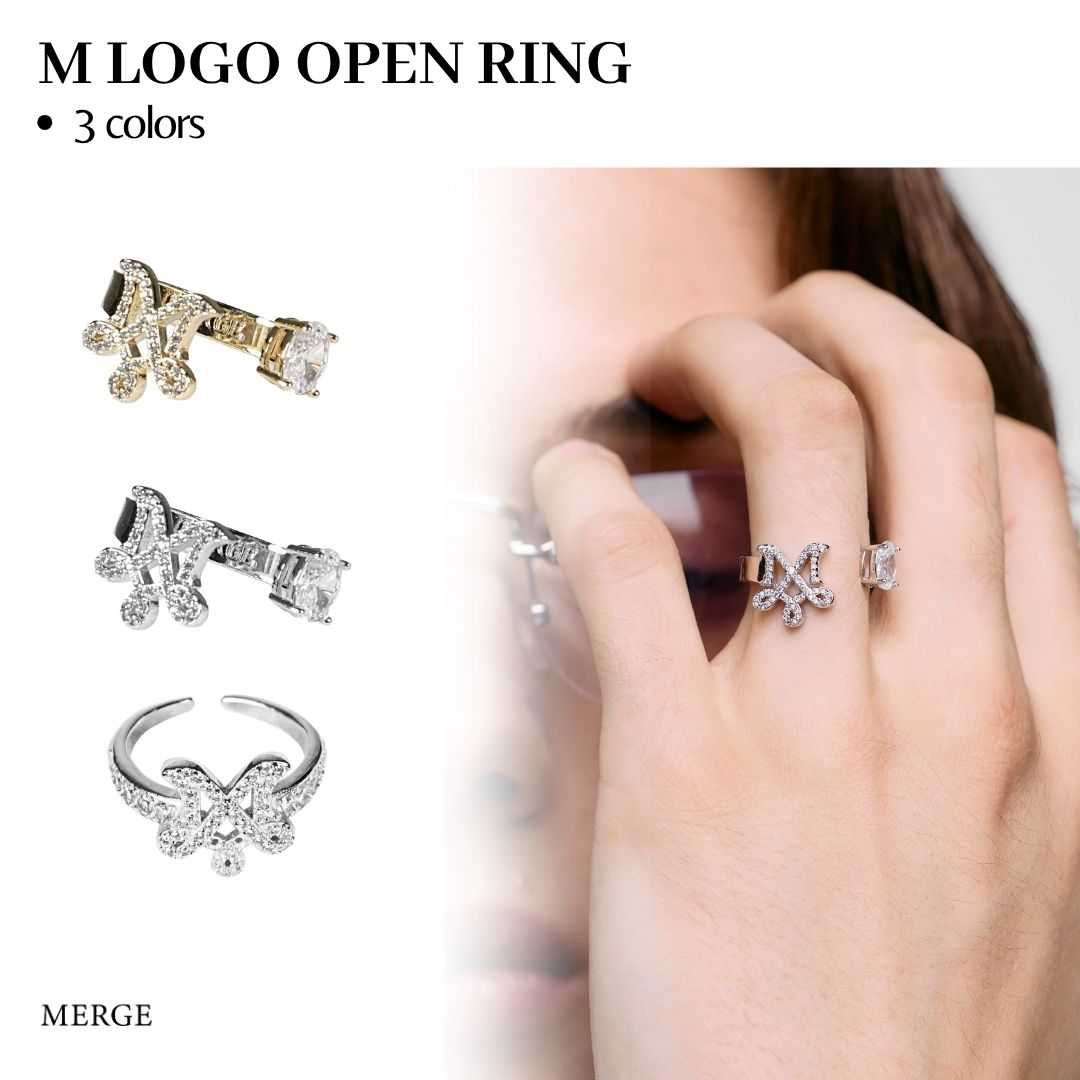 Merge Official - M Logo Open Ring (พร้อมส่ง)(เปิดขาย 24 Aug 12.00)