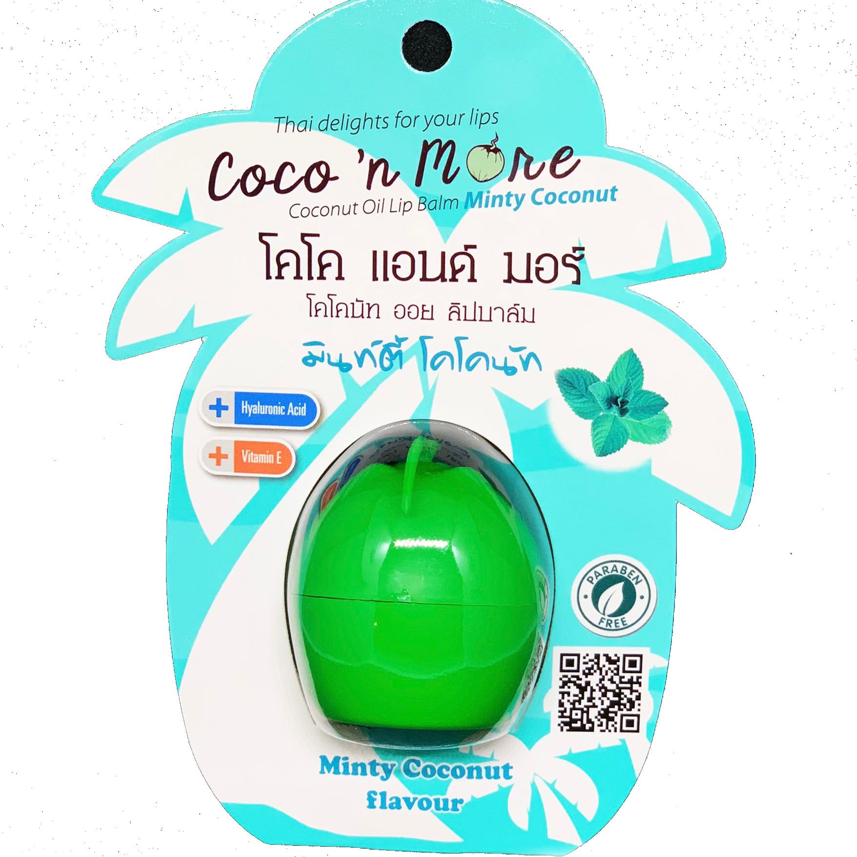 Coco ‘n More Coconut Oil Lip Balm Minty Coconut Flavor
