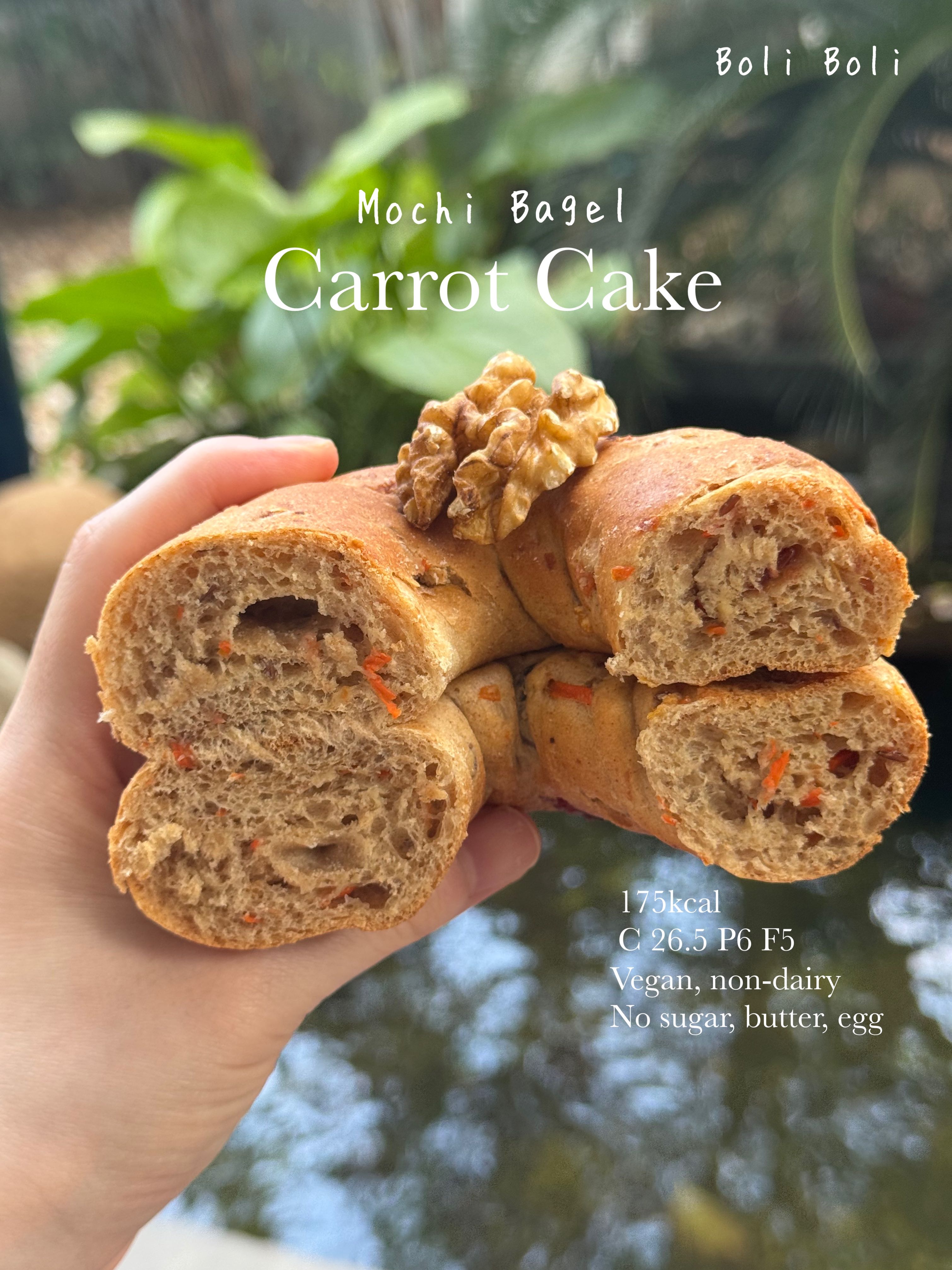 Bagel Carrot Cake (vegan)