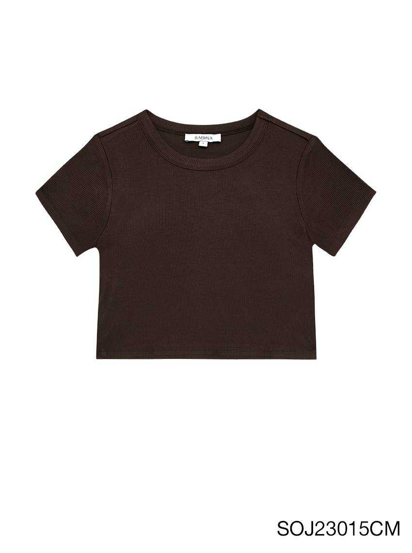 Sabina Wearever SS24 เสื้อเสริมบราในตัว รหัส SOJ23015CM - สีน้ำตาลเข้ม