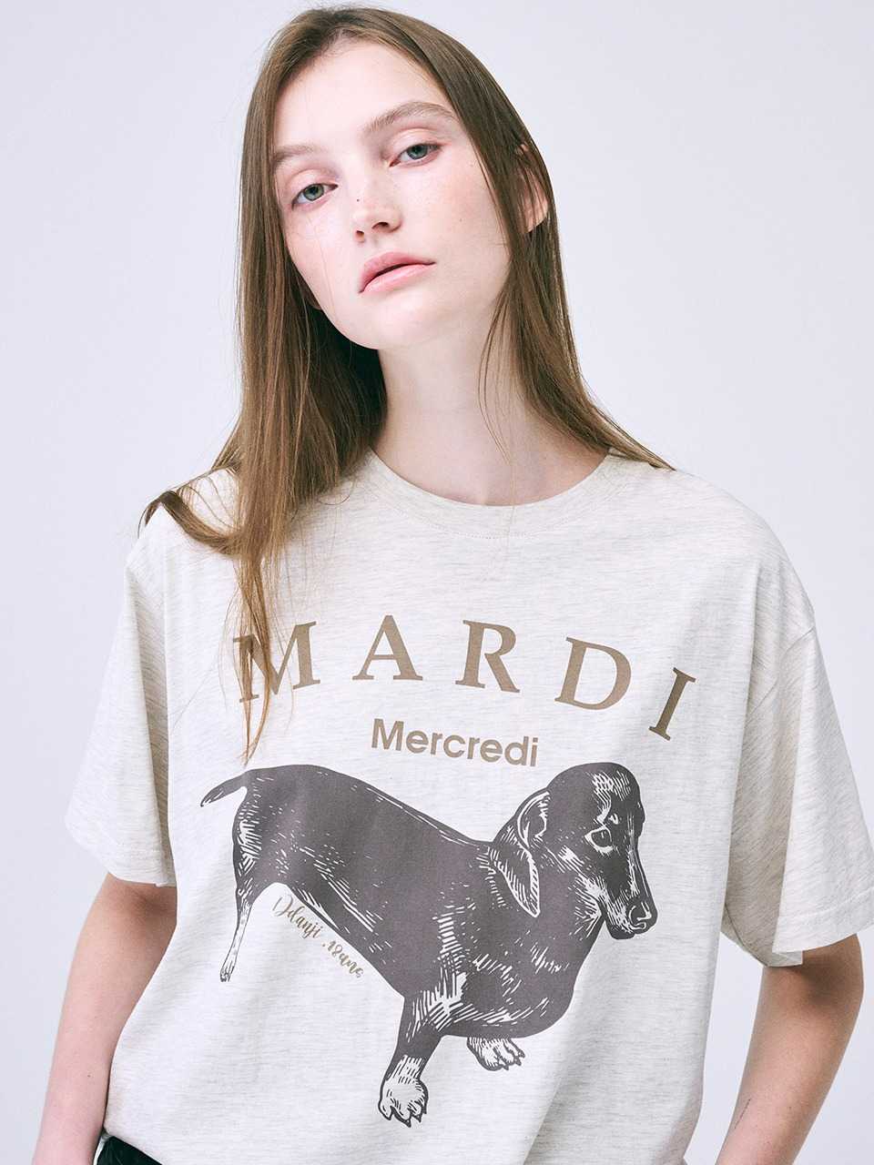 (pre,รวมส่ง) tshirt ddanji /Mardi Mercredi
