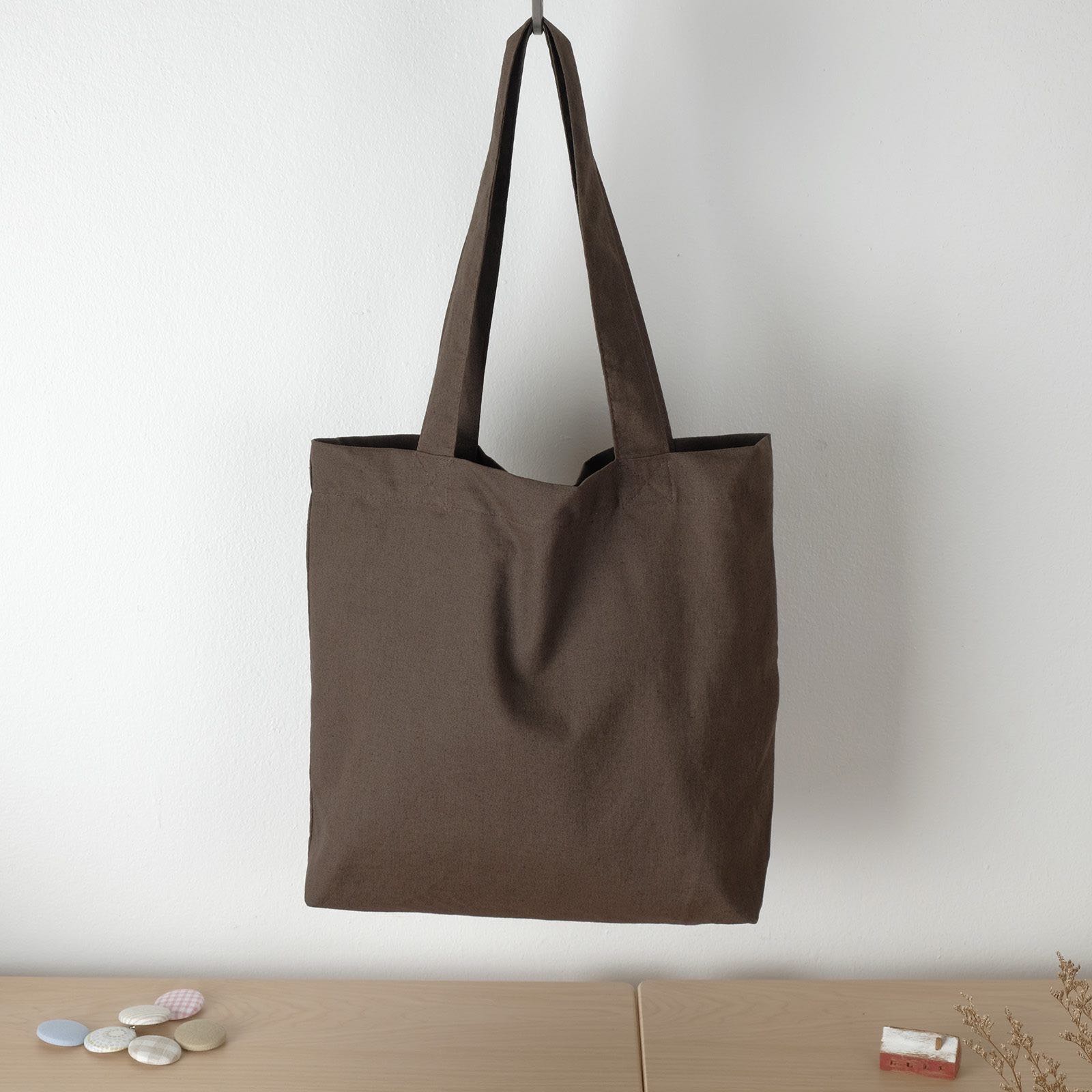 Waralee's Day กระเป๋าผ้าลินิน รุ่น Basic Tote สี  Brown