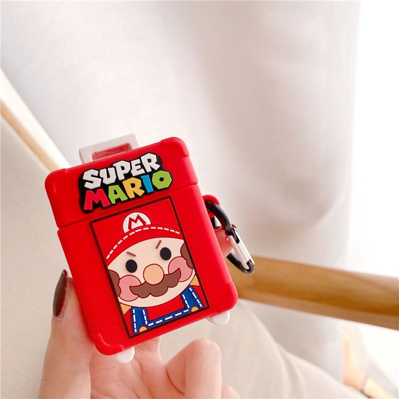 ♥ เคส Airpods : Mario suitcase กระเป๋า มาริโอ้ ( พร้อมส่งเฉพาะ รุ่น 1/2 )