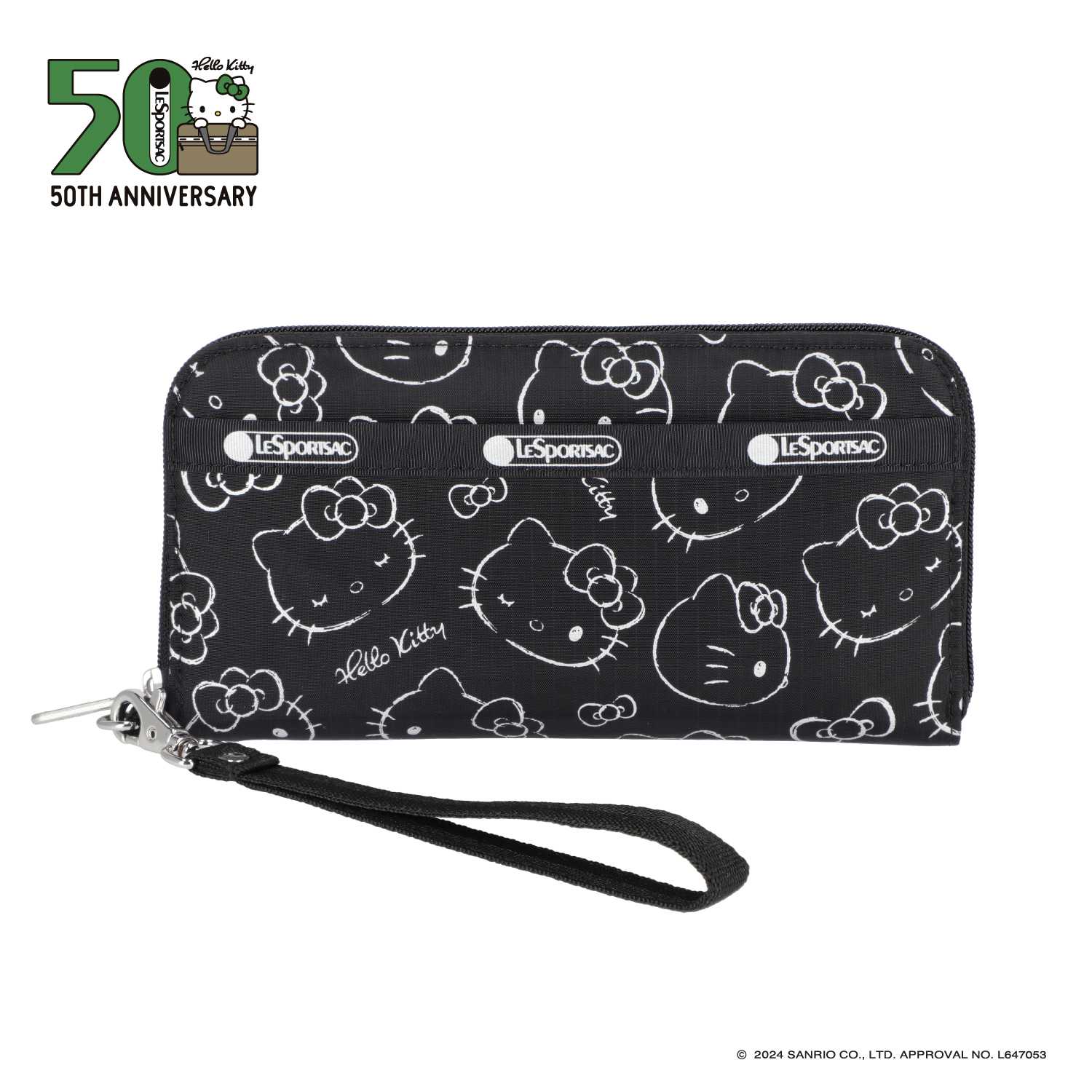 Lesportsac Tech Wallet Bag กระเป๋าสตางค์ใบยาว Style 3462 Lesportsac x Hello Kitty