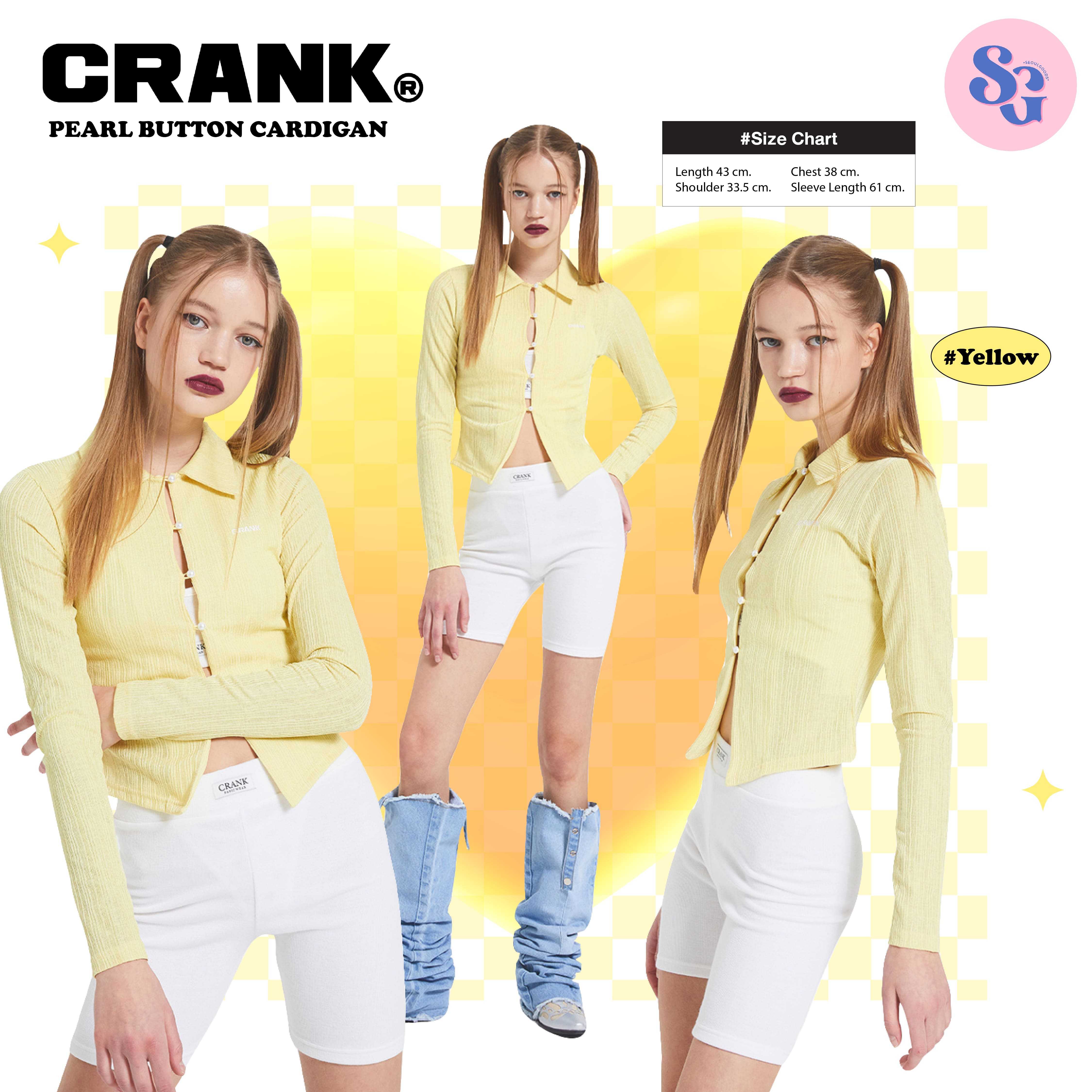 CRANK PEARL BUTTON CARDIGAN