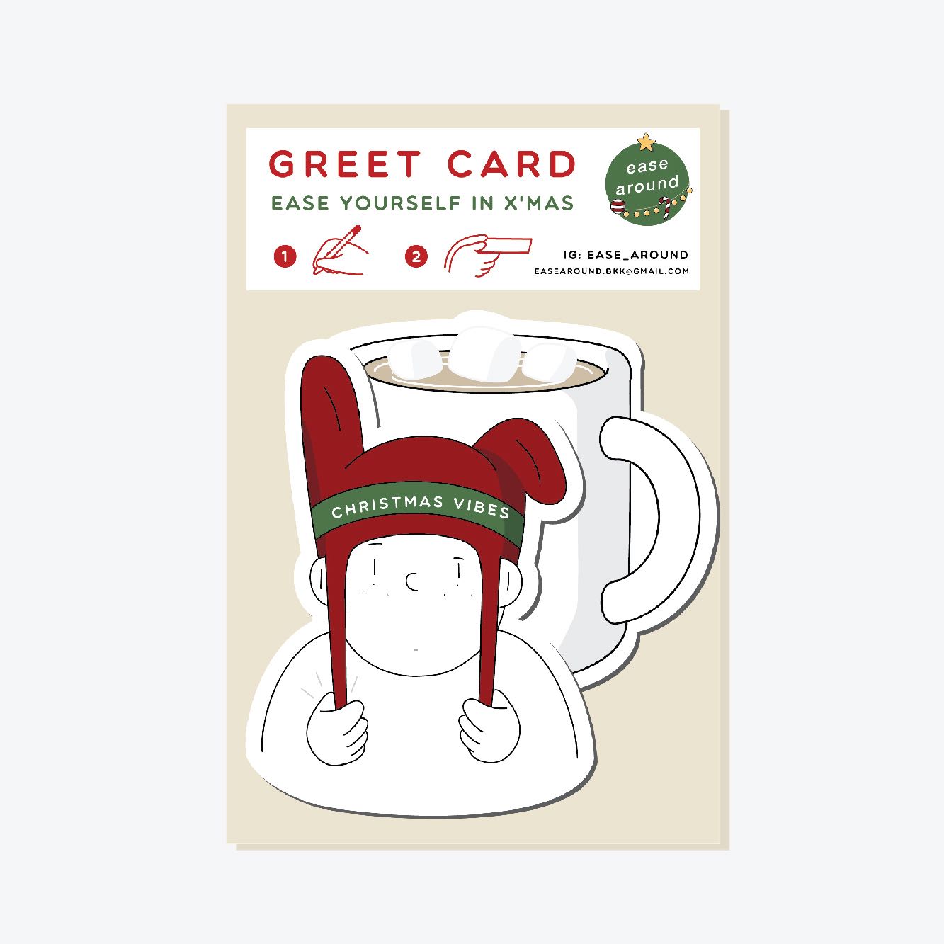GREET CARD - LOVE ME LOVE MY HAT