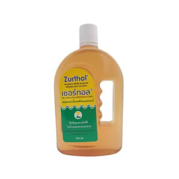 Zurthol เซอร์ทอล ผลิตภัณฑ์ฆ่าเชื้อแบคทีเรีย 4.8% ขนาด 750 มล.