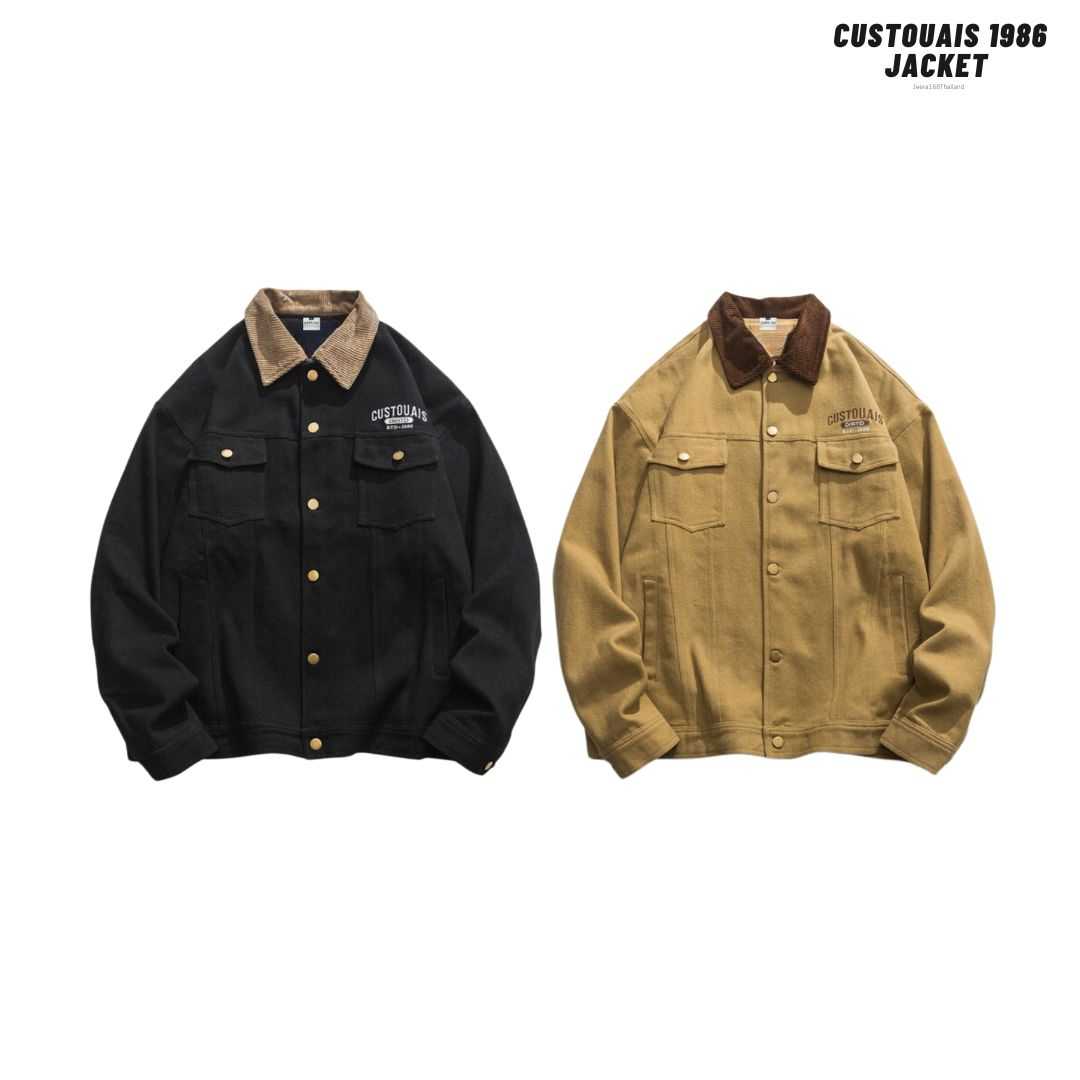 (พร้อมส่ง) Jeera168 | CUSTOUAIS 1986 Jacket