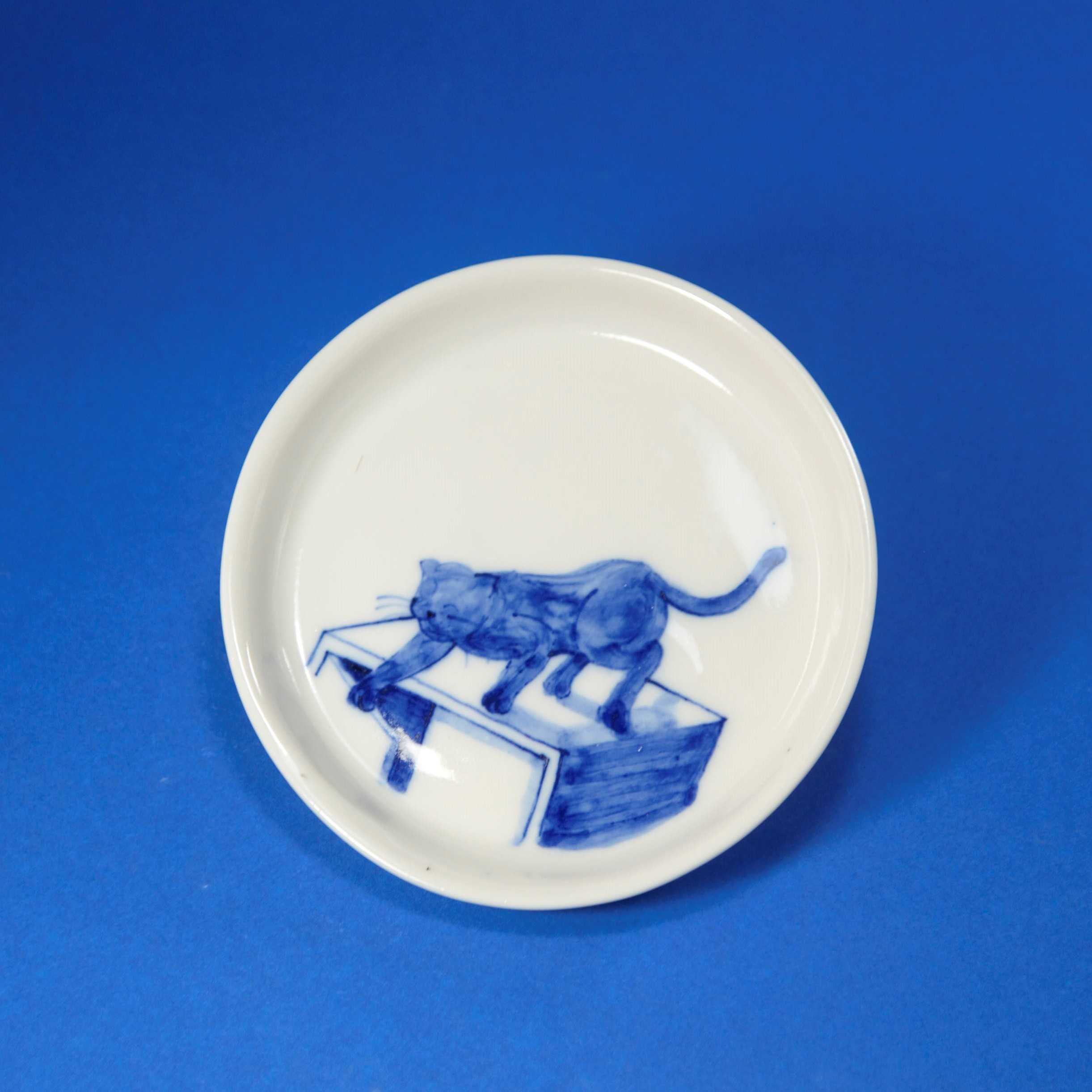 จานเล็กลายแมว 02