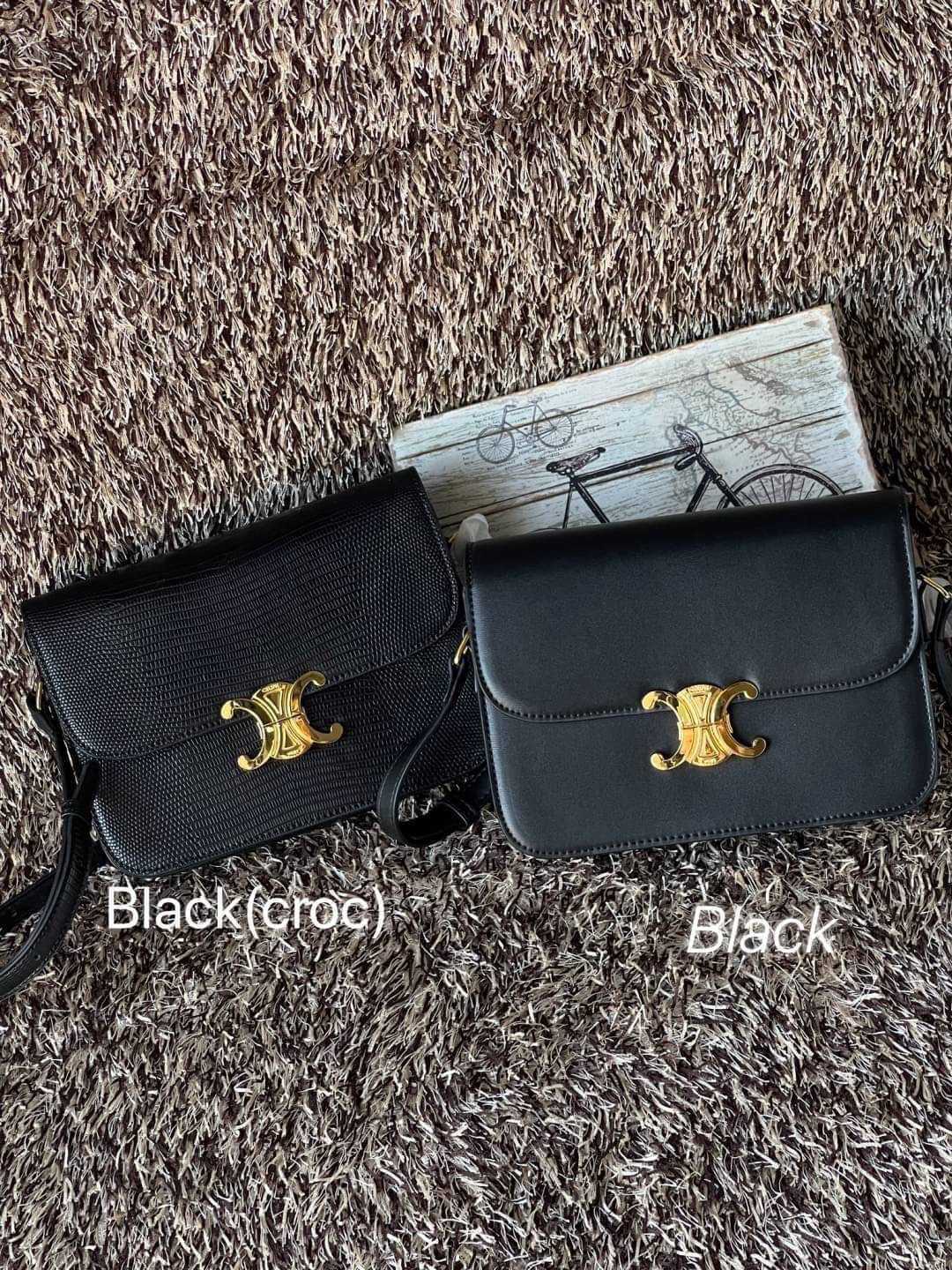 กระเป๋าสะพาย Celine MEDIUM TRIOMPHE BAG IN SHINY.