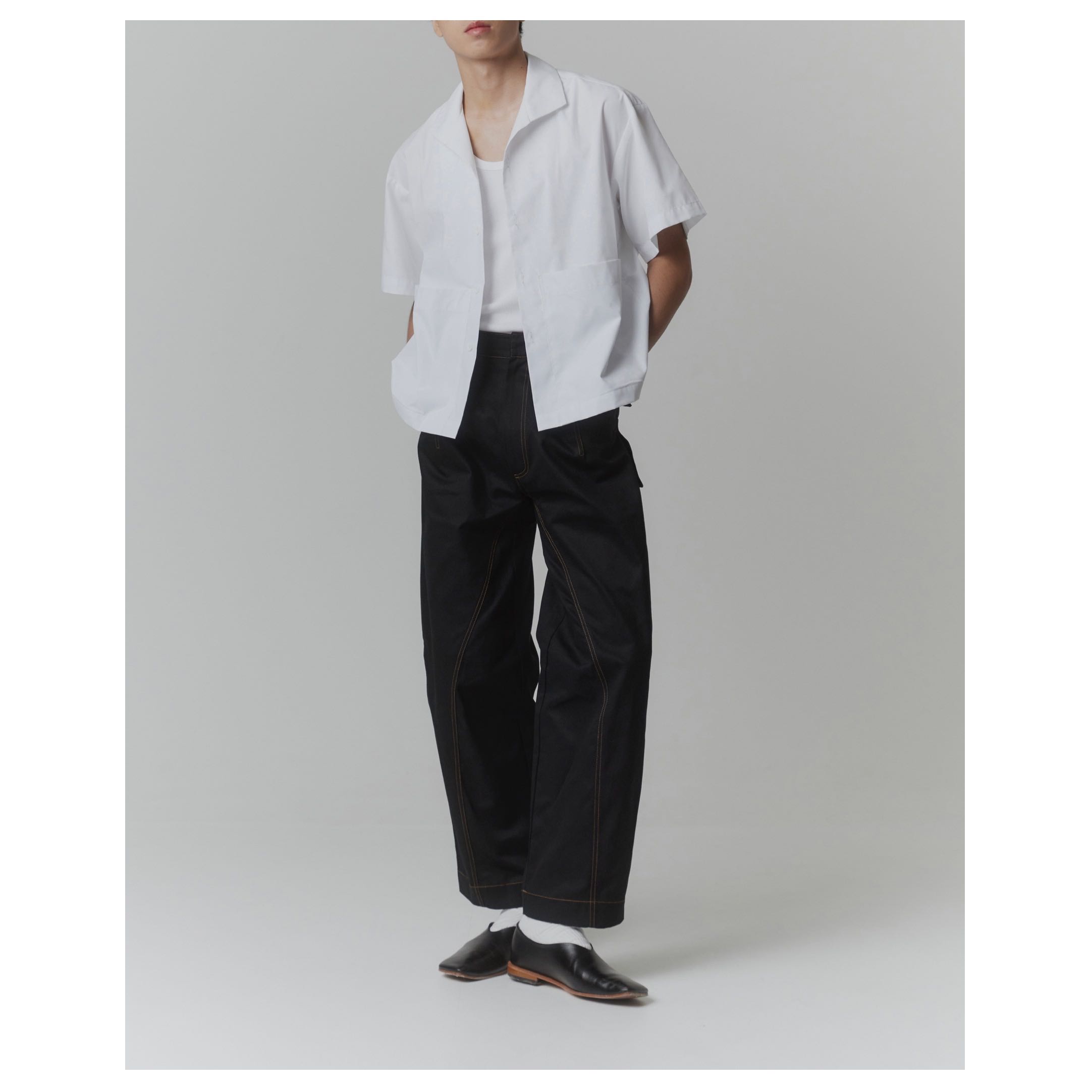 PLAY PANTS—BLACK (SIZE M) 31-35”