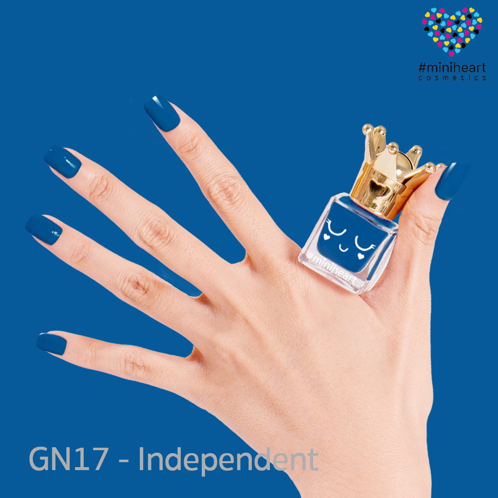 สีทาเล็บ Miniheart สูตรเจลไม่ต้องอบ GN17-Independent