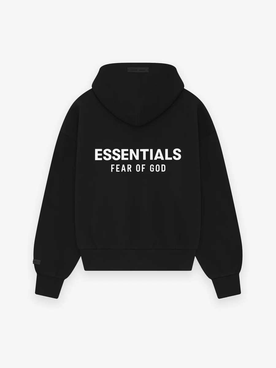 Fear of God Essentials Classic Hoodie ss25 (JET BLACK)