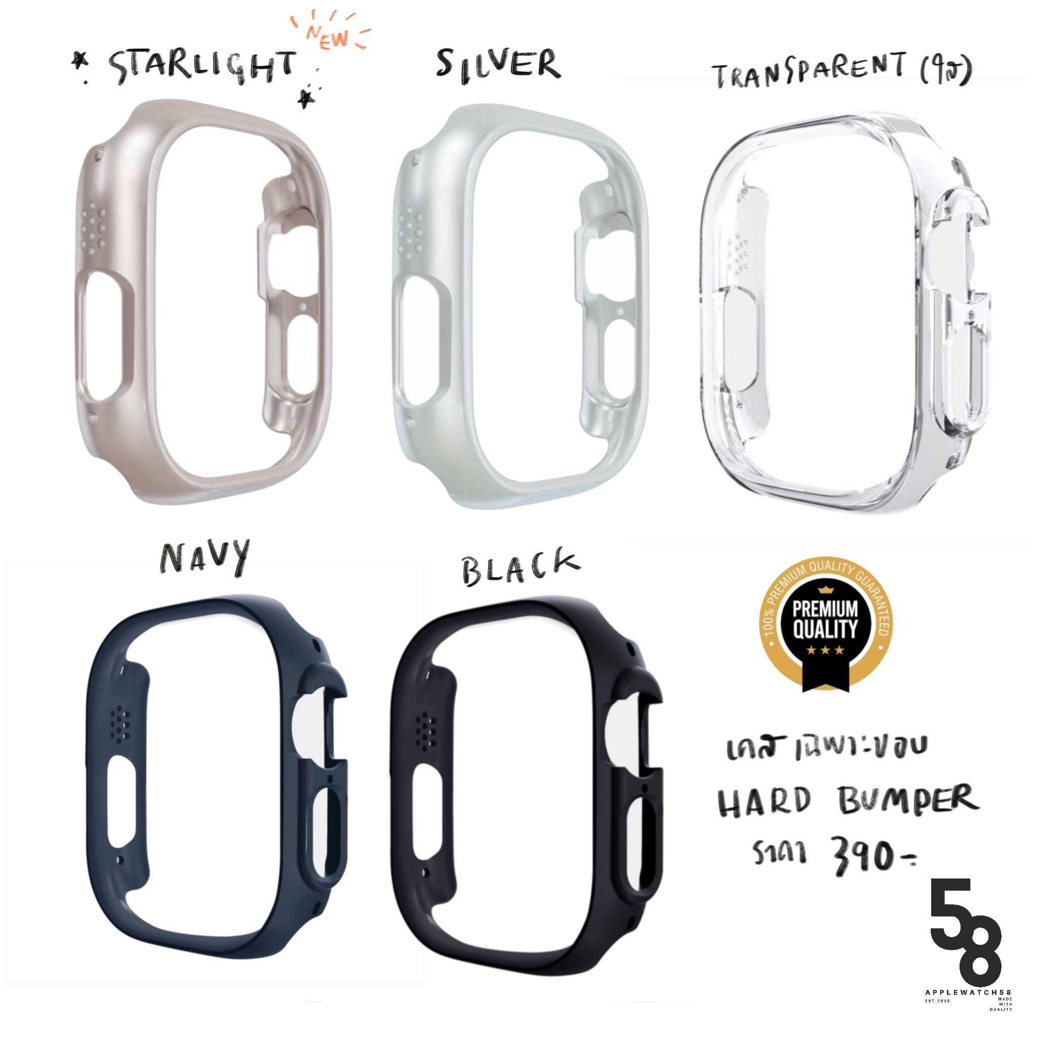 เคส เฉพาะขอบ  Hard Bumper คลุมตัวเรือน ไม่คลุมจอ