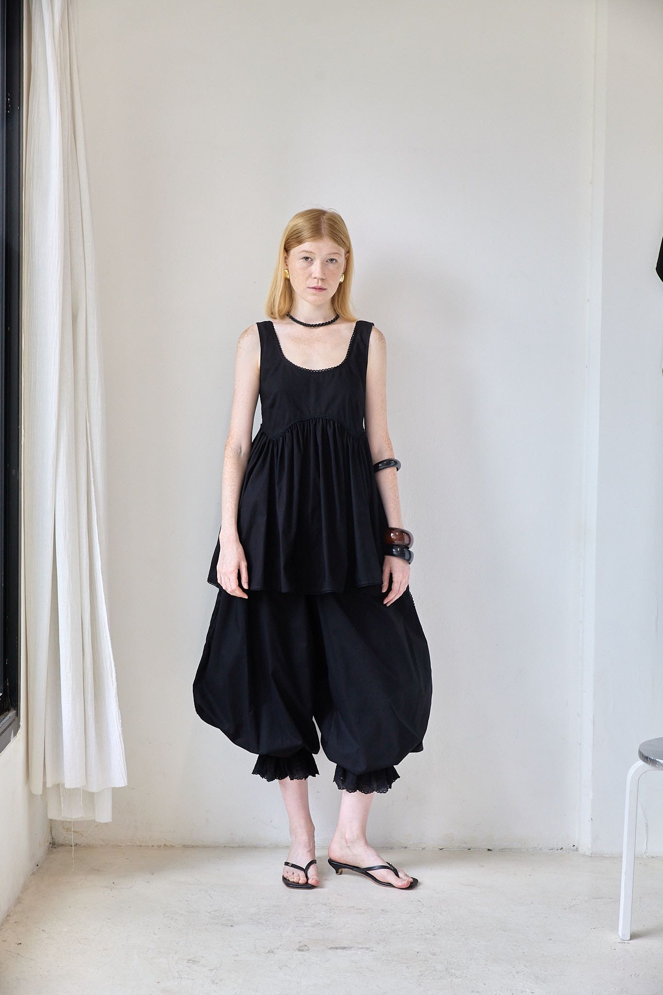 Pillowcase Balloon Pant - Black