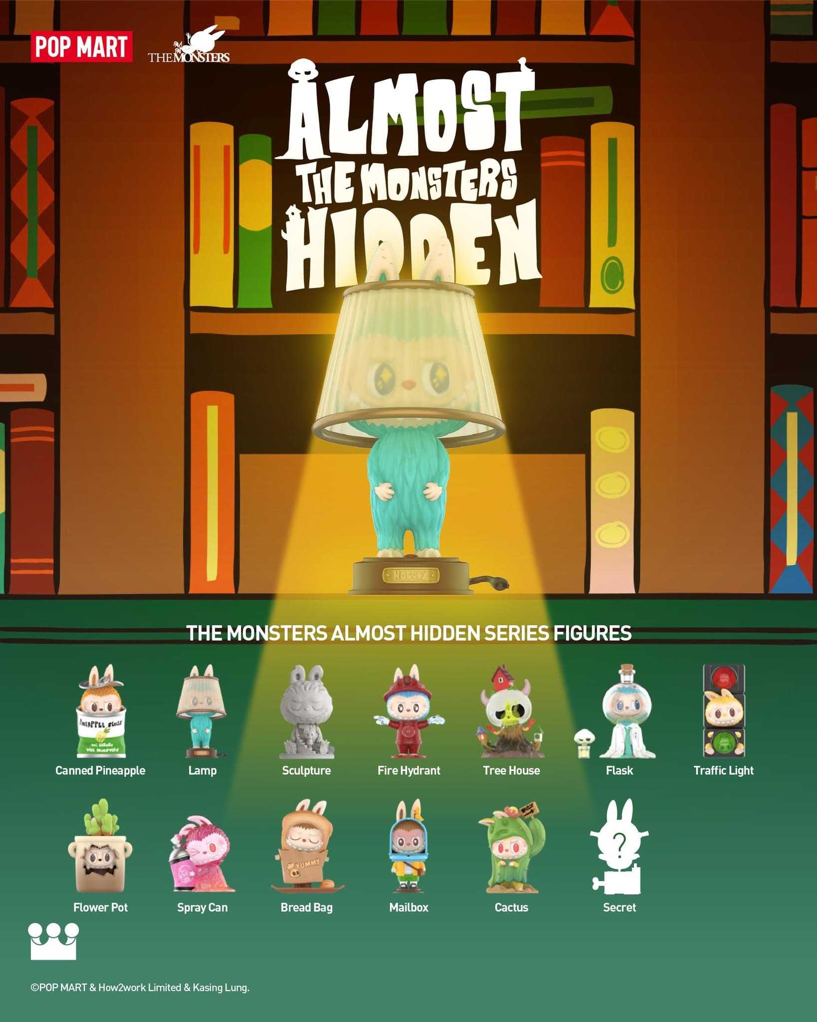 ❣️ พร้อมส่ง ❣️ แบบเลือกตัว ❣️ Labubu the Monsteres almost hidden series  [ ส่งฟรี ]