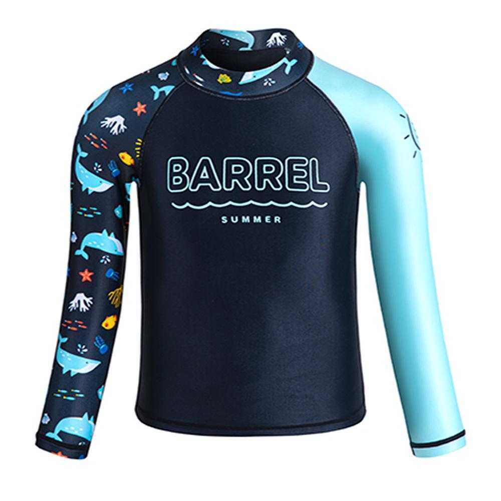 BARREL KID_SUMMER RASHGUARD - DEEP NAVY