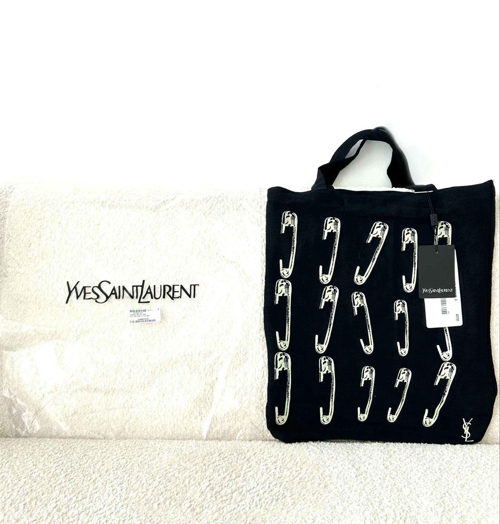 YSL Canvas Tote Bag