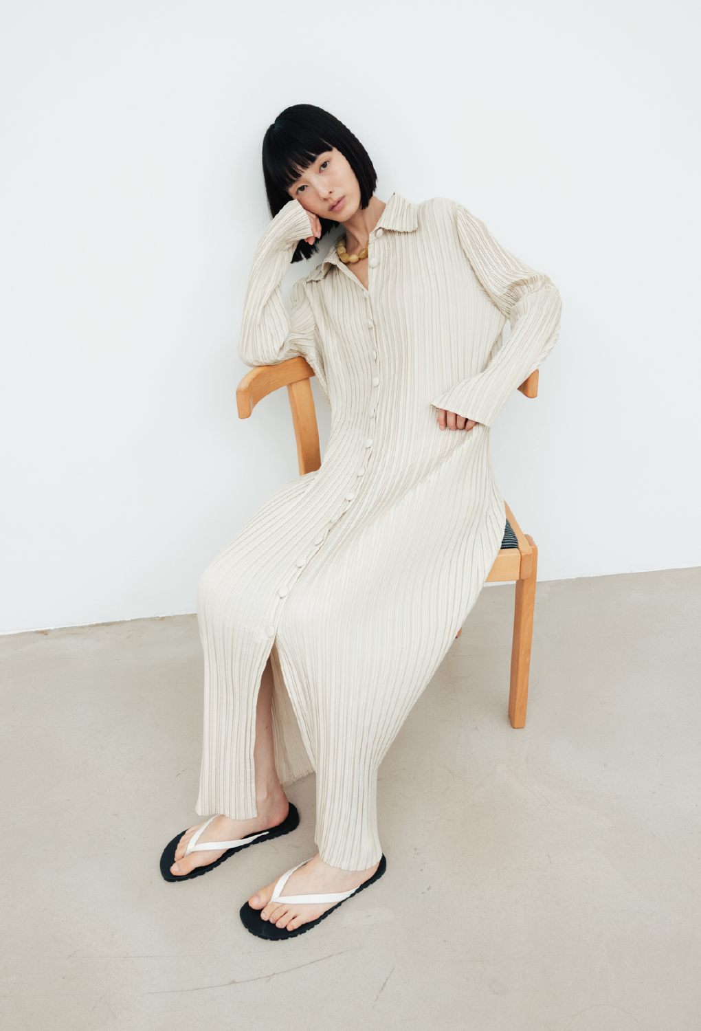 GD265 - Denim Maxi Dresses