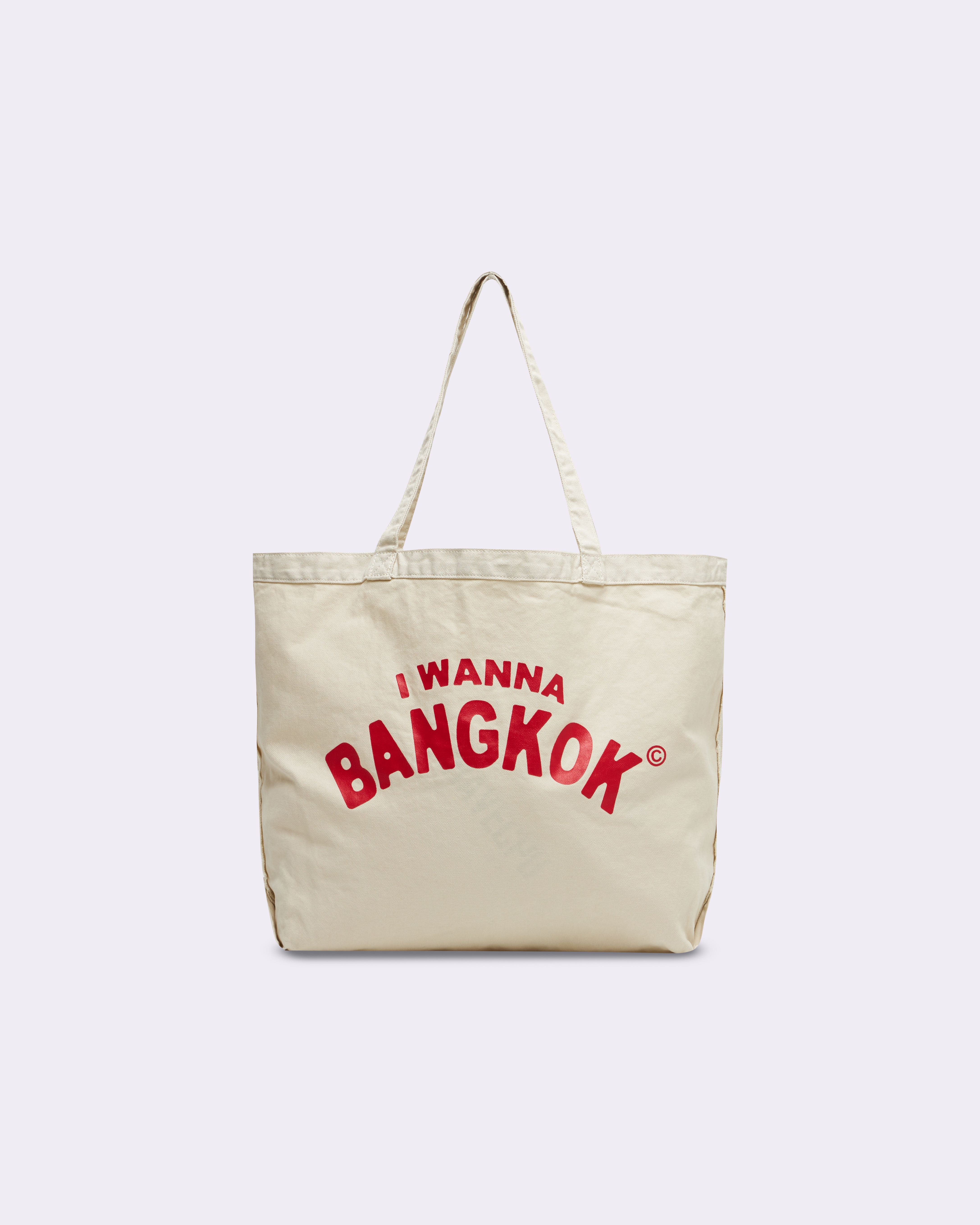 Large White Inverse Tote