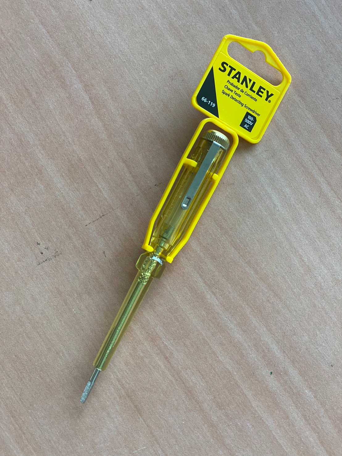 ไขควงลองไฟ สแตนเล่ย์ (STANLEY) รุ่น 66 - 119 ขนาด 127 มม.