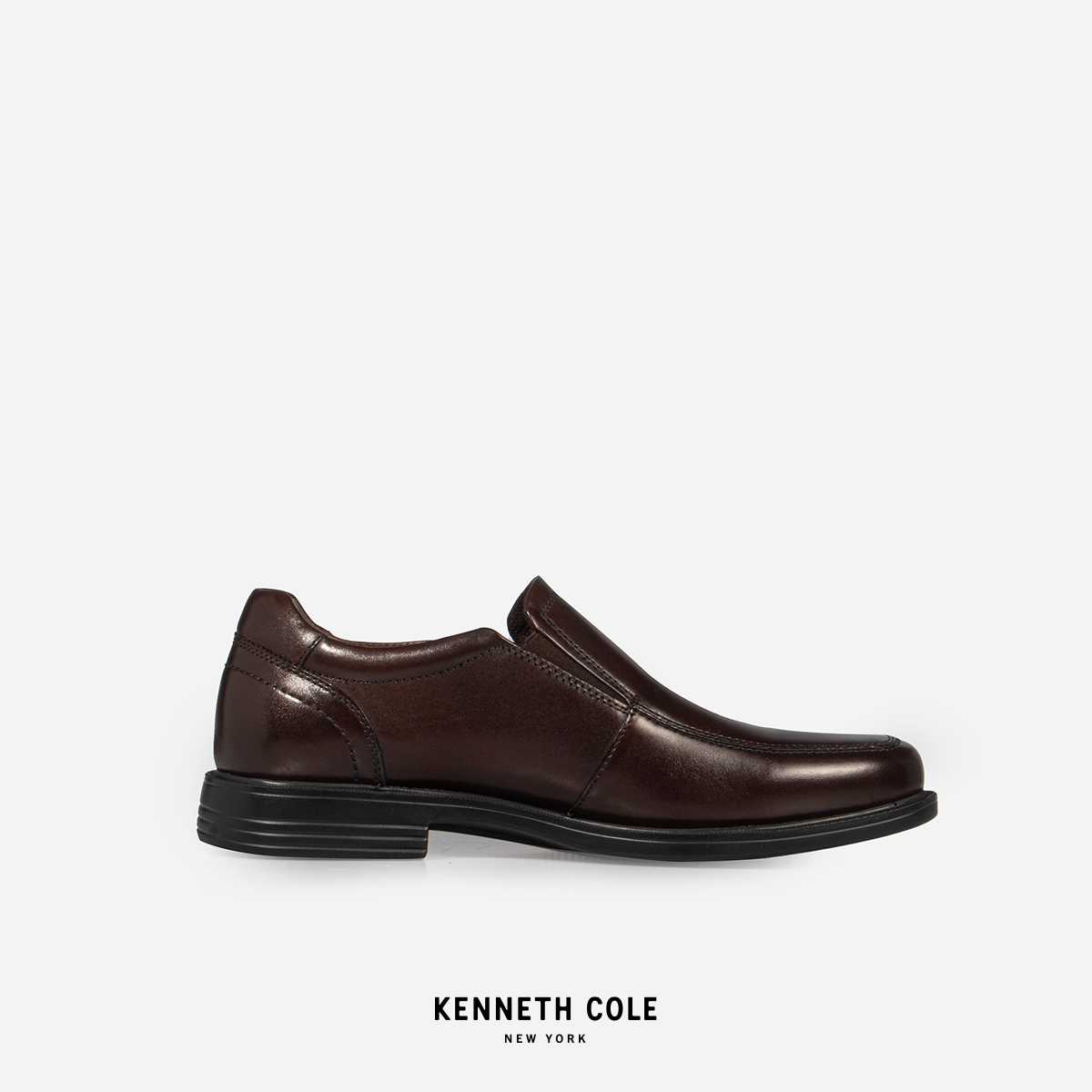 KENNETH COLE รองเท้าลำลองผู้ชายรุ่น WIDER FIT LOAFER Dark Brown สีน้ำตาลเข้ม ( CAS - KF41087LE-202 )