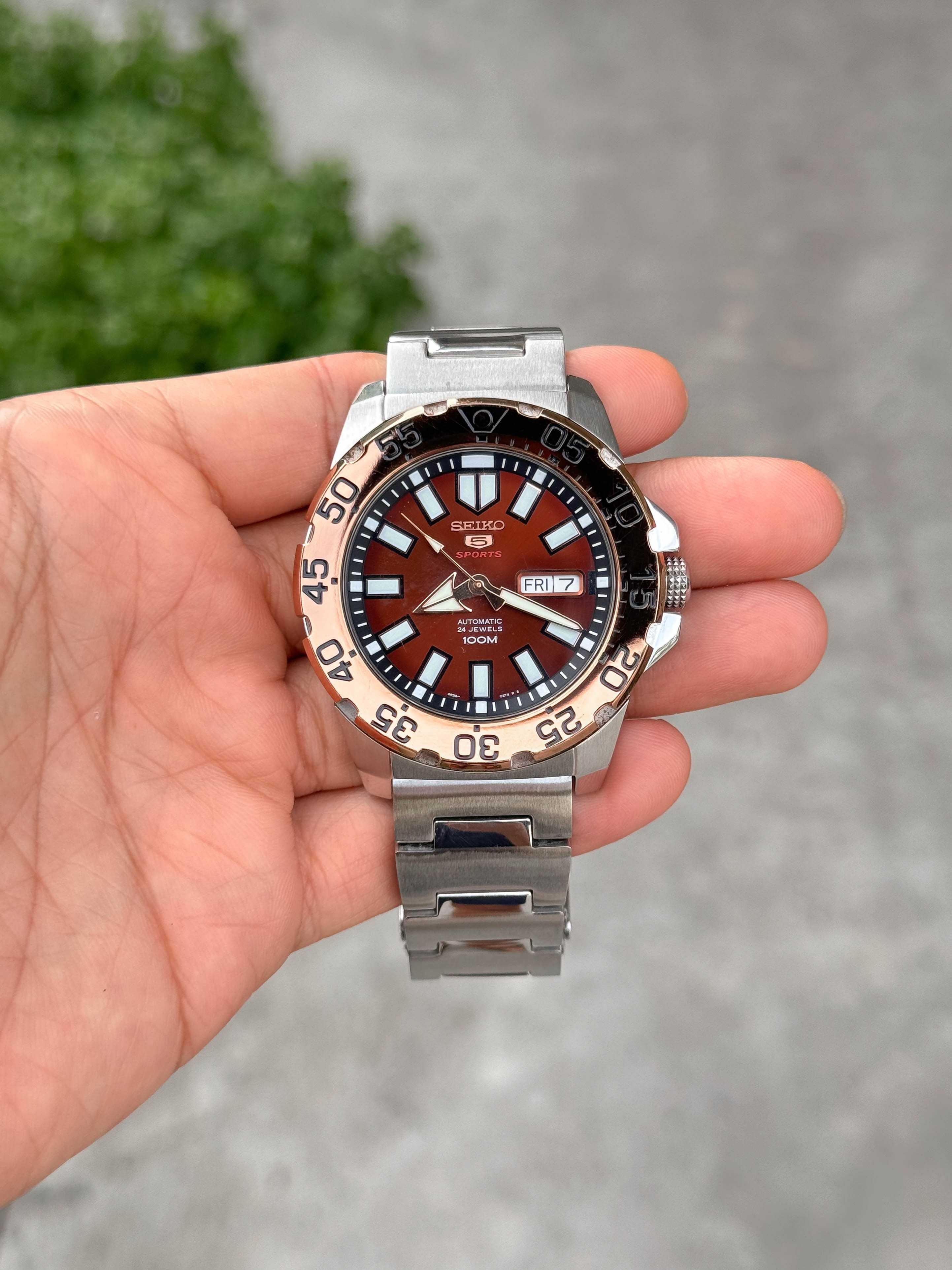 Seiko Mini Monster Root Beer Automatic