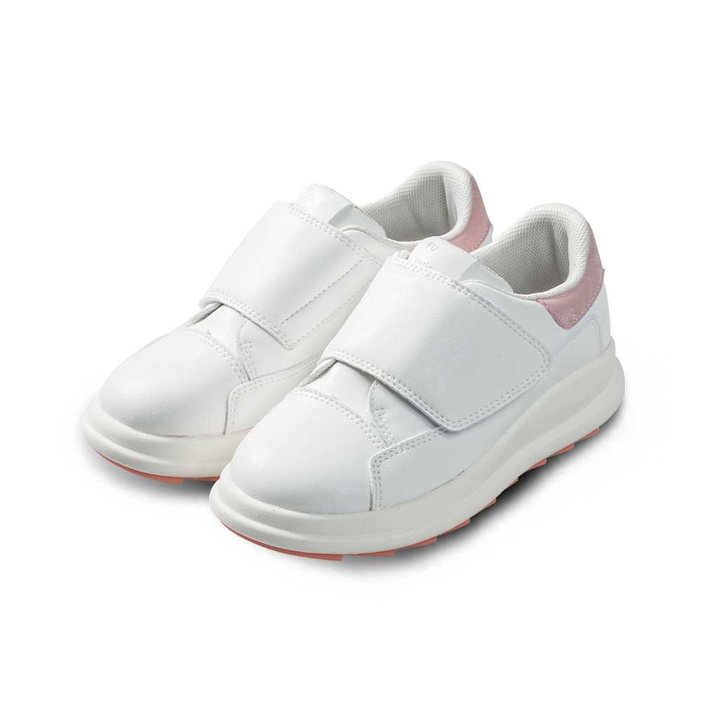 รองเท้าผ้าใบเด็กโตขอบสีชมพู Autumm 2021 (FU-A212070-PK)