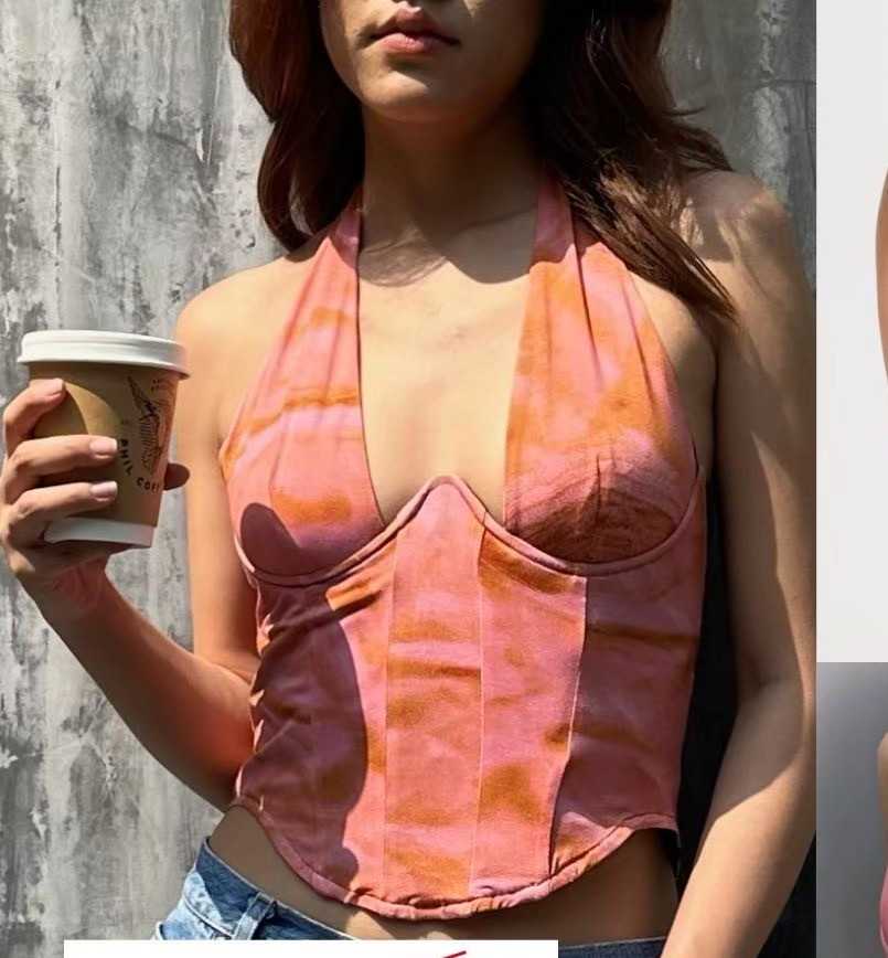 SALE MIAOU ARI CORSET-LINGERIE PRINT