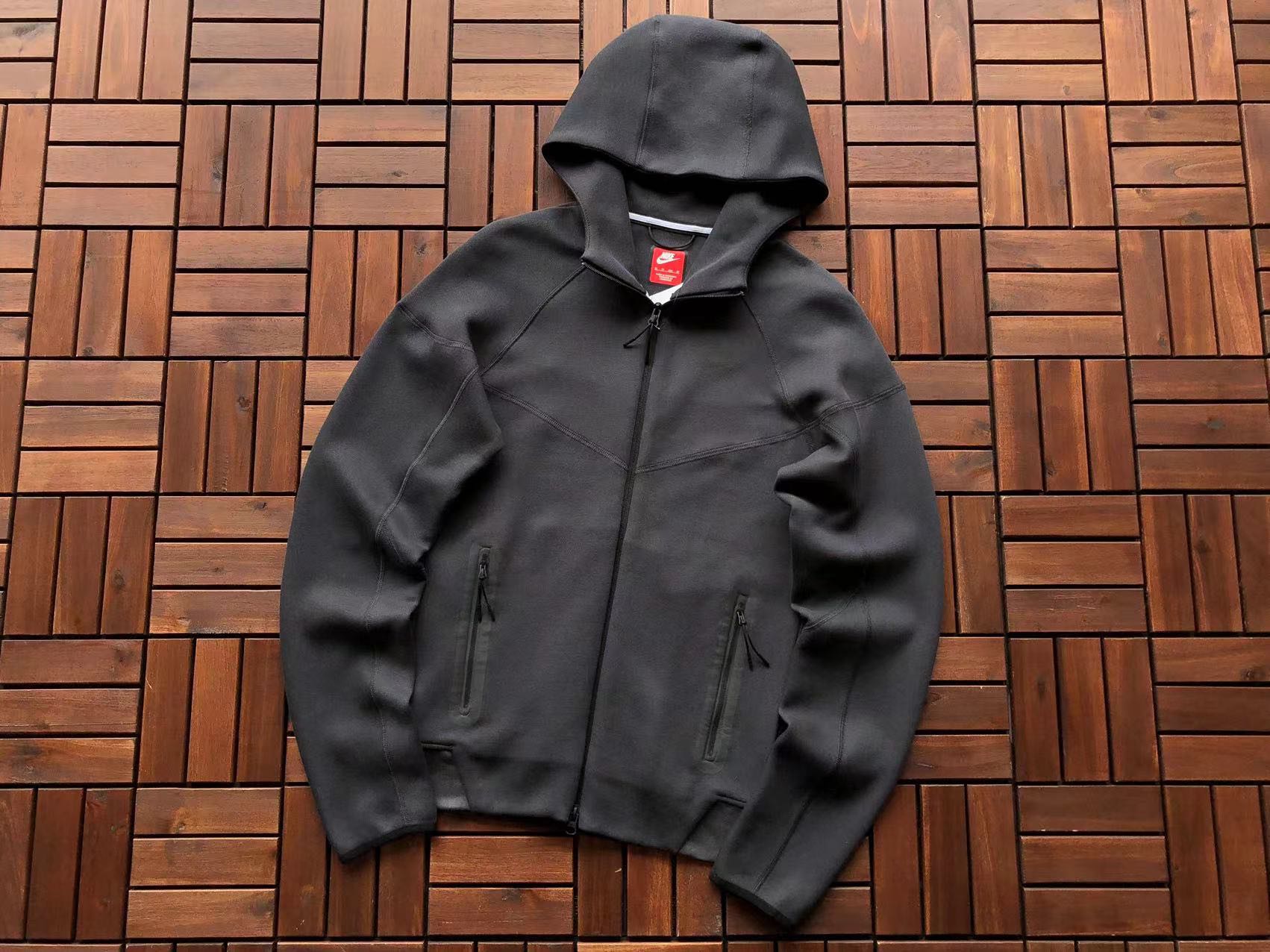 Nike Tech Fleece Windrunner Full Zip Hoodie Anthracite/Black