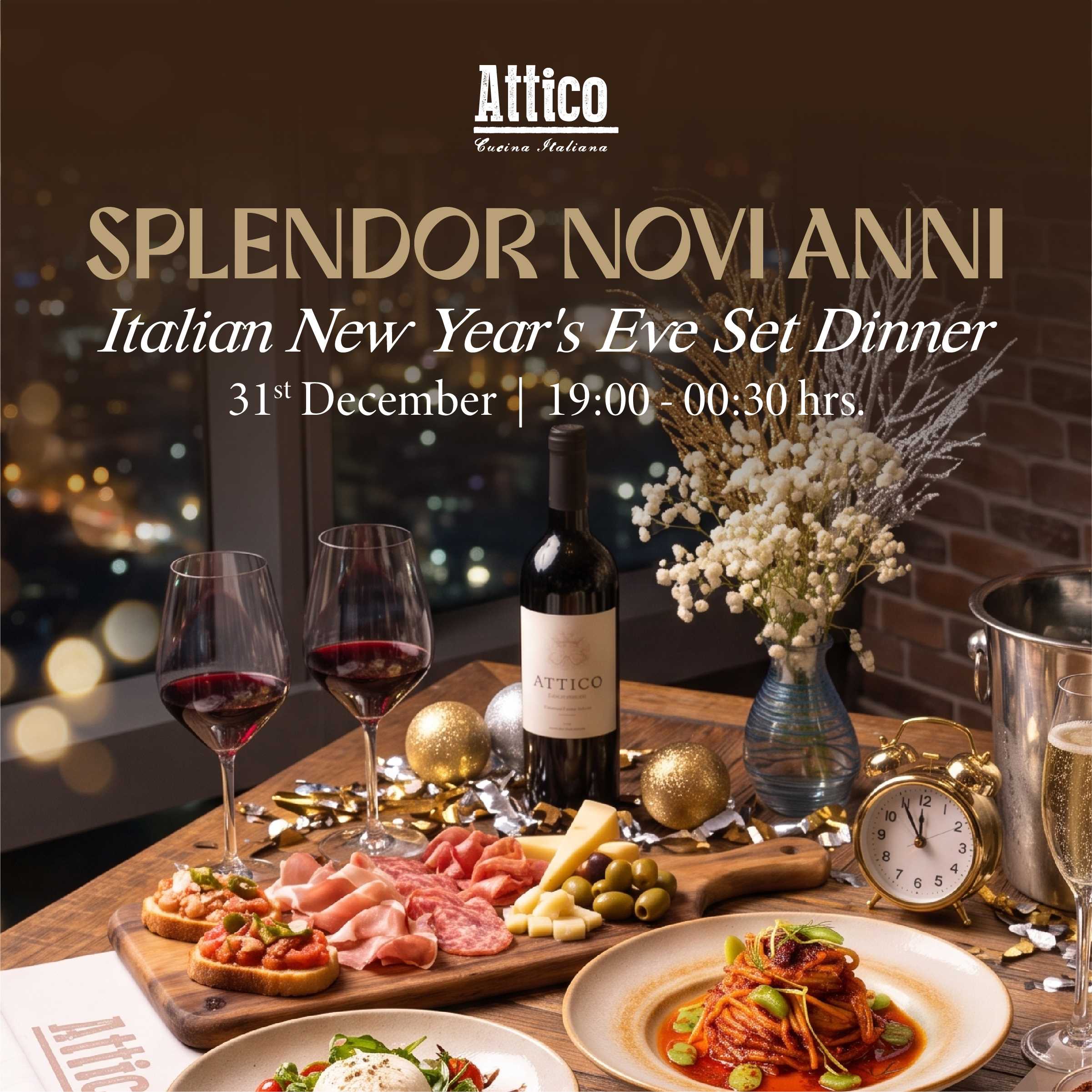 NEW YEARS EVE | WINE PAIRING PACKAGE | ATTICO