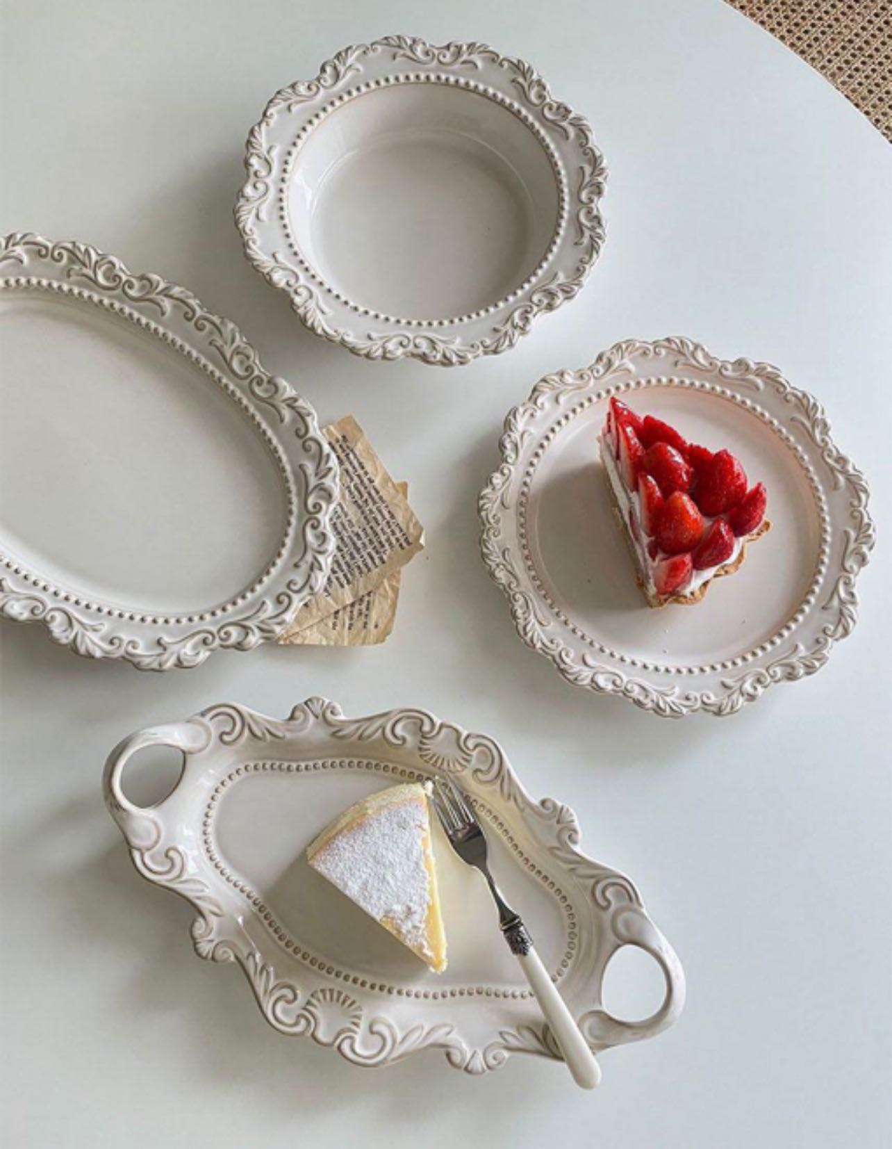 Set Palace Plate 🪞🏰🤍 Twinnies Decor