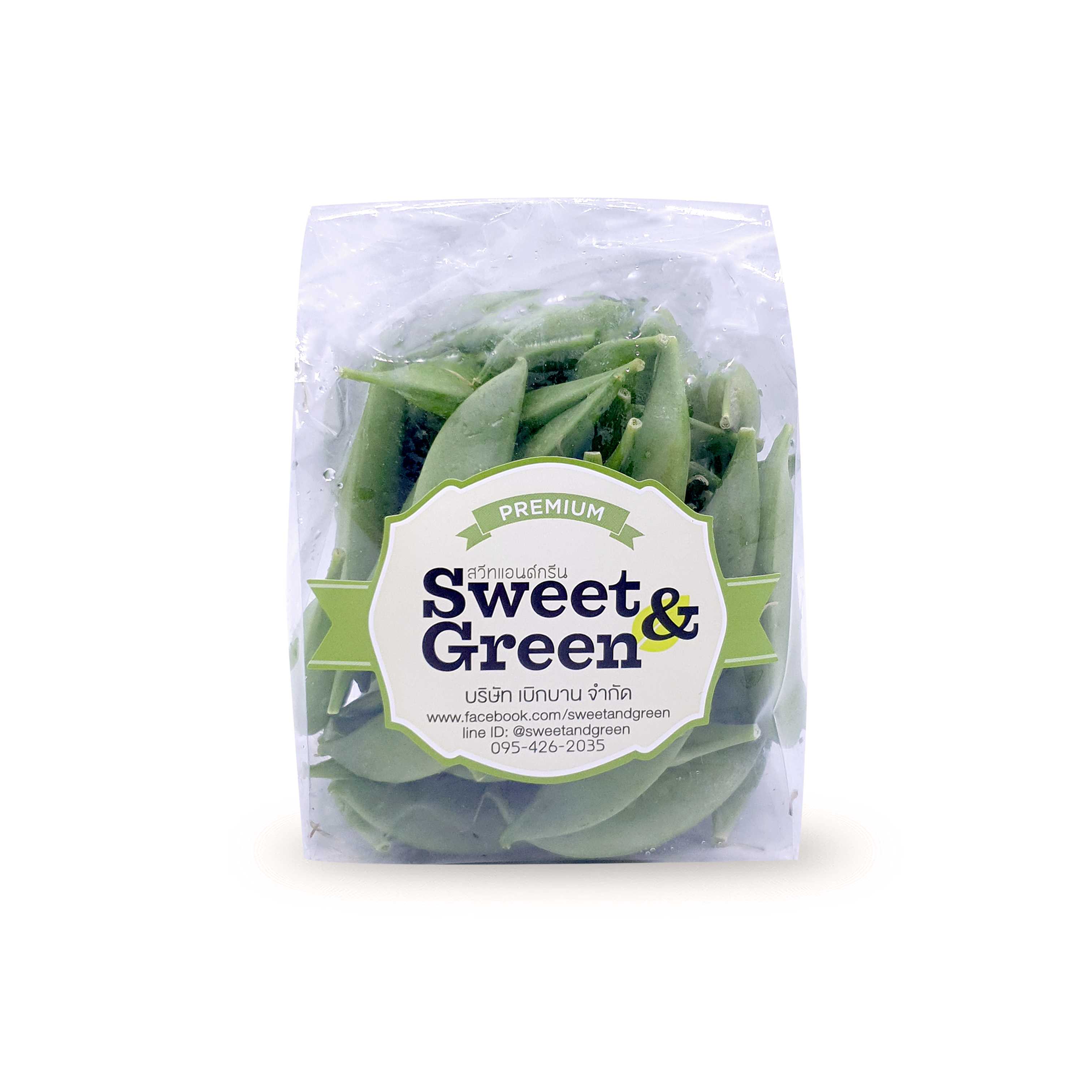 ถั่วลันเตาหวาน (Snap pea 200g.)