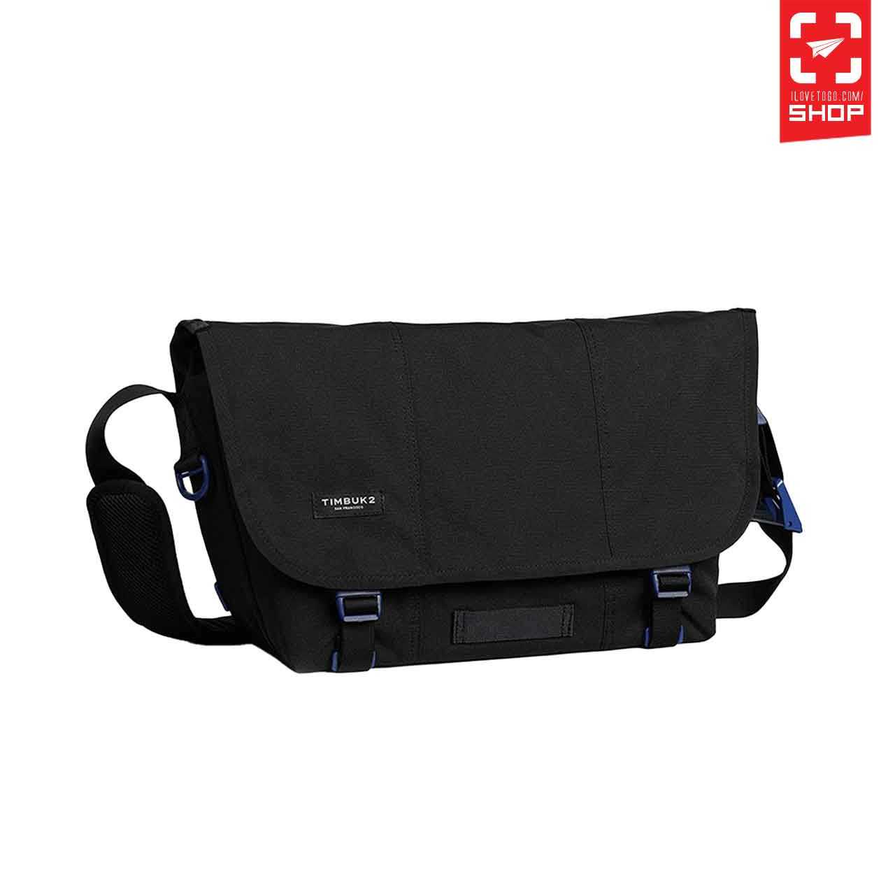 กระเป๋า Timbuk2 - Flight Classic Messenger Bag สี JetBlack/BlueWish