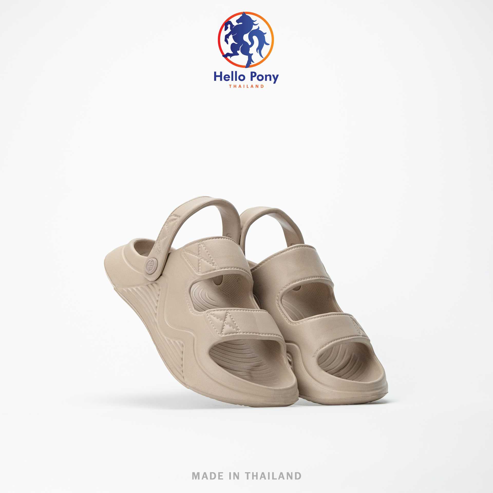 Hello Pony รุ่น MHM4010 รองเท้าแตะรัดส้น รองเท้าแบบสวม สายคาดคู่ Size 36-45