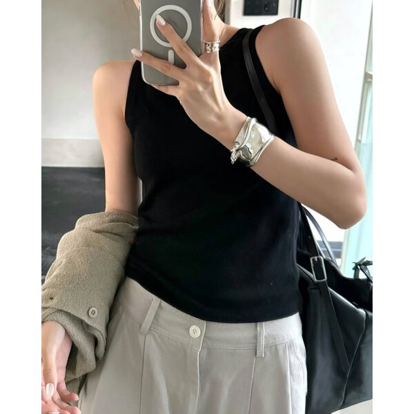 2MUAY SELECT | รุ่น GZ25117 ผ้า KNIT SLEEVELESS SOFT BLEND KNIT TANK TOP 10 สี