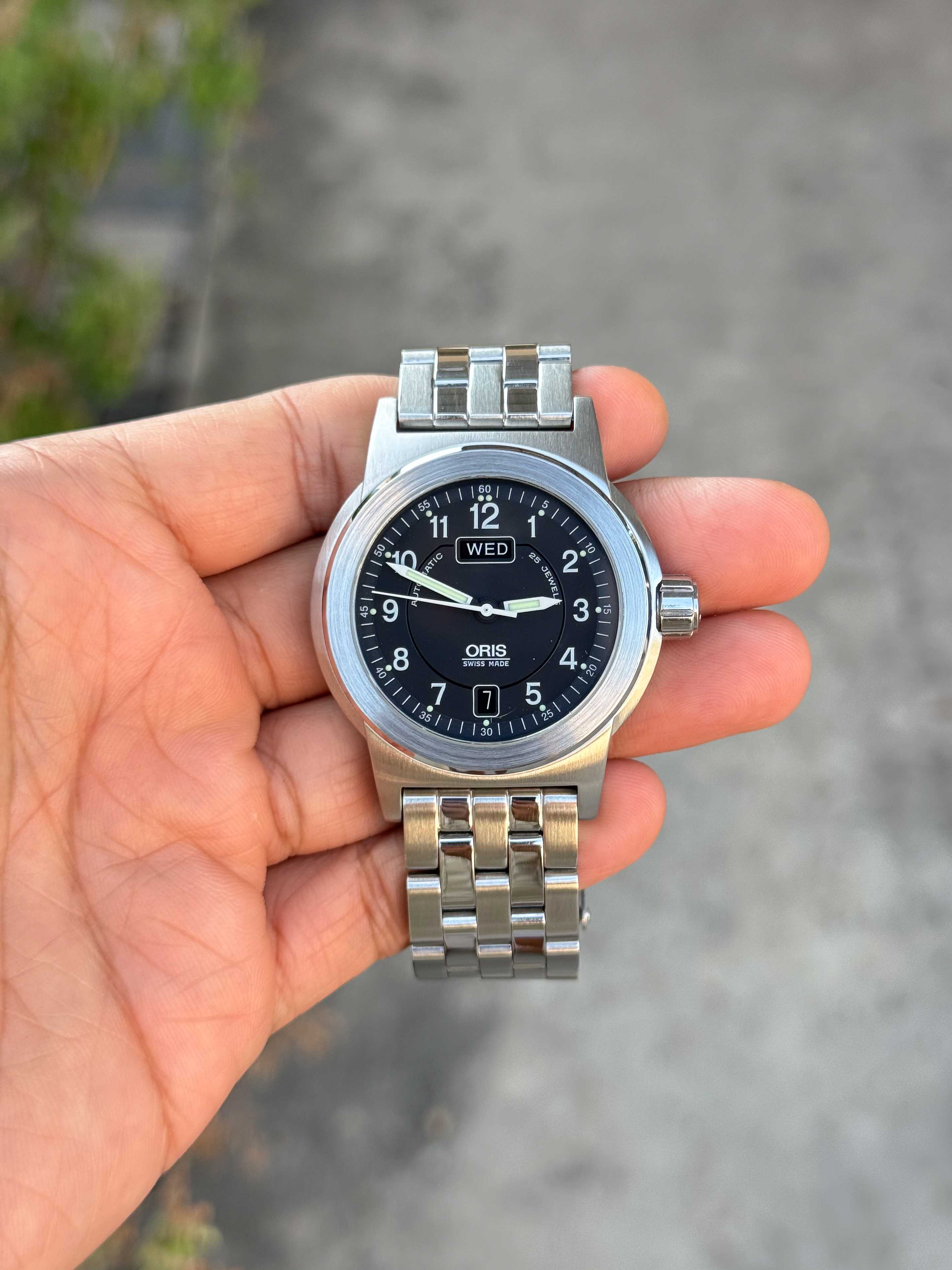 Oris BC3 Automatic King Size หน้าดำ