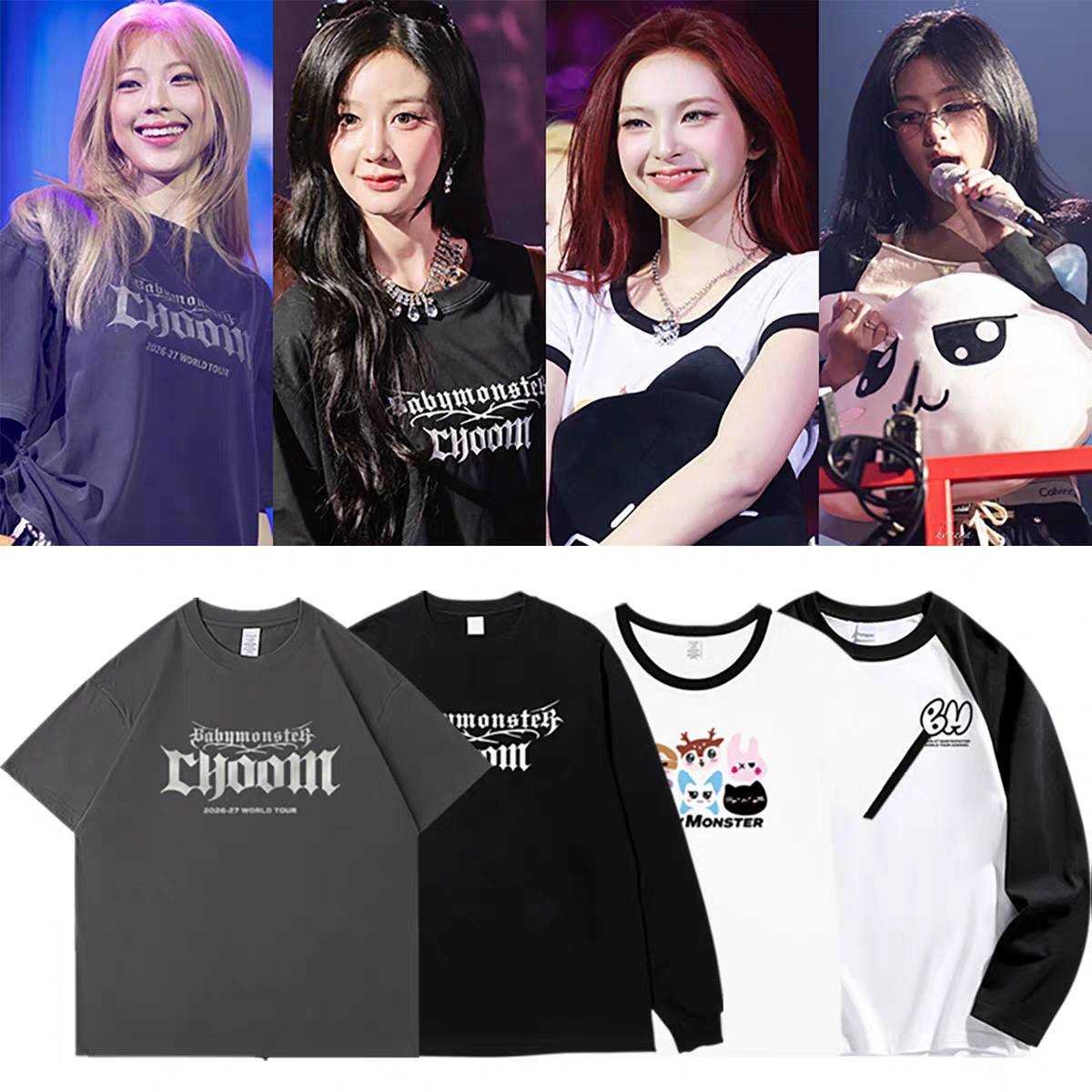Pre-Order | เสื้อยืดแฟนเมด BABYMONSTER : 1st World Tour