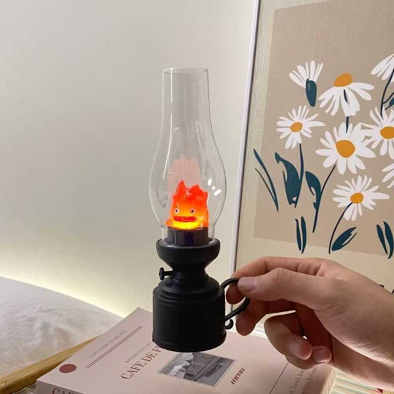 🕯️โคมไฟปีศาจไฟจิบลิ Calcifer lamp candle โคมไฟตั้งโต๊ะ สตูดิโอจิบลิ